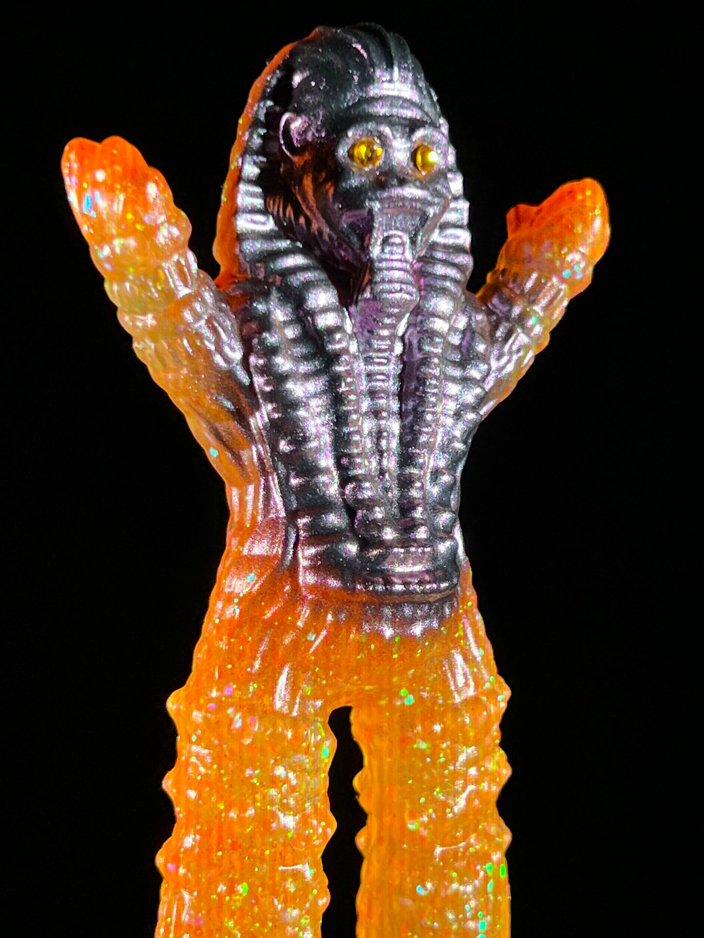 Astro Sphinx Ape: Orange Glitter Agility Test