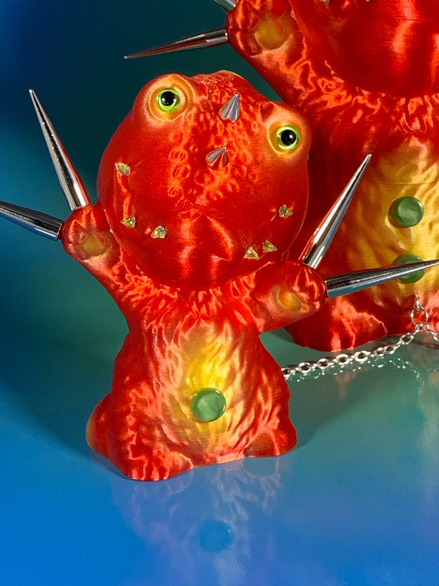 Croc Head Kats: Red and Yellow