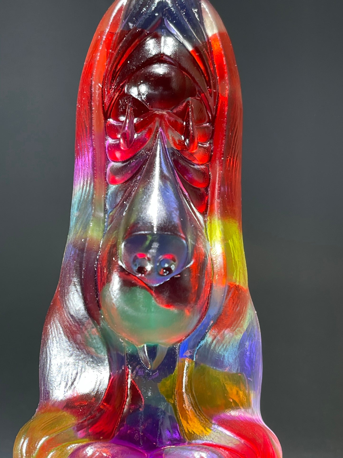 Cyclops Sad Dog: Resin Cast Light Rainbow