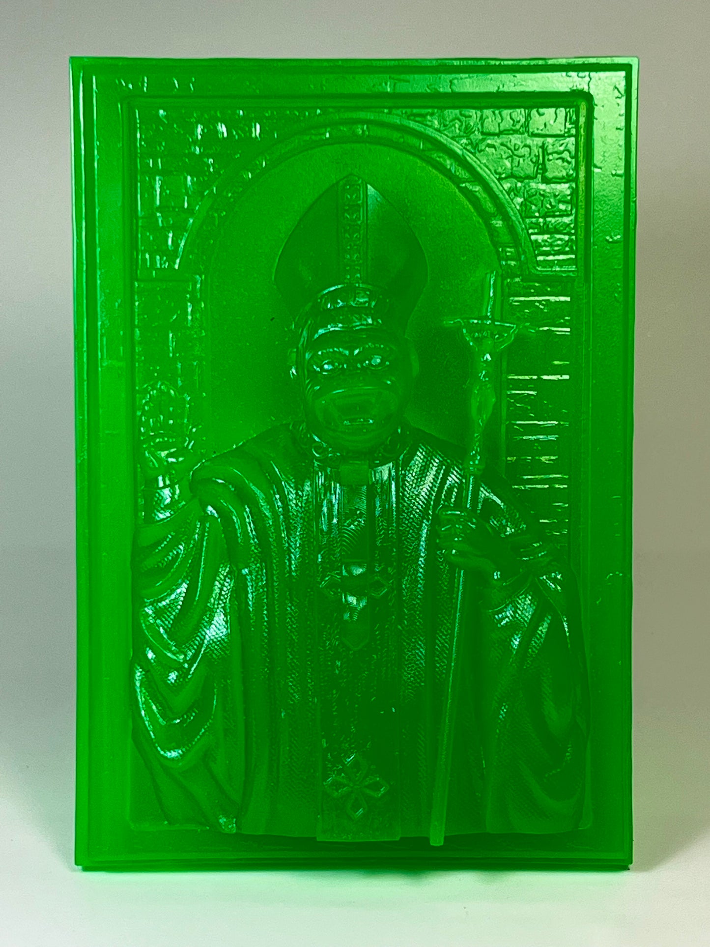 The Ape Bishop: Neon Sun Catcher