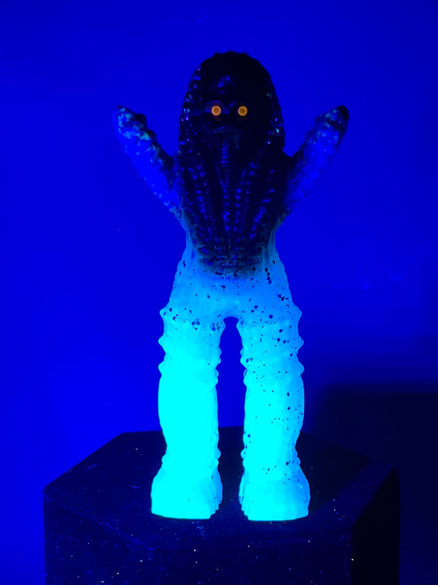 Astro Sphinx Ape: Green Glitter Glow
