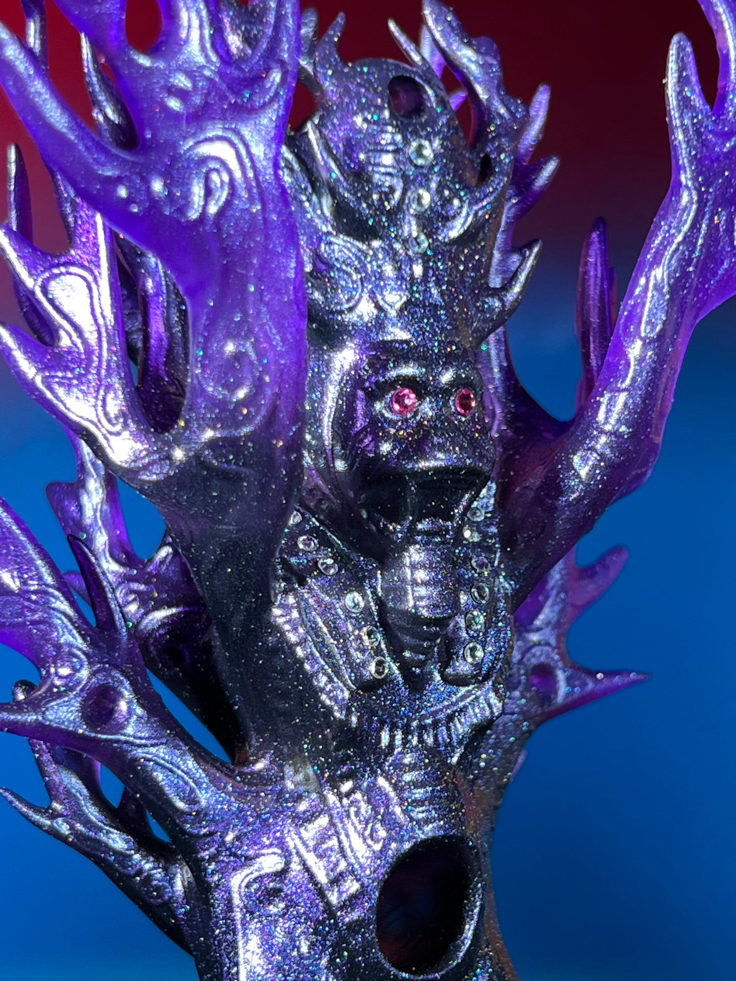 Sphinx Ape Glyph: Purple Mystery