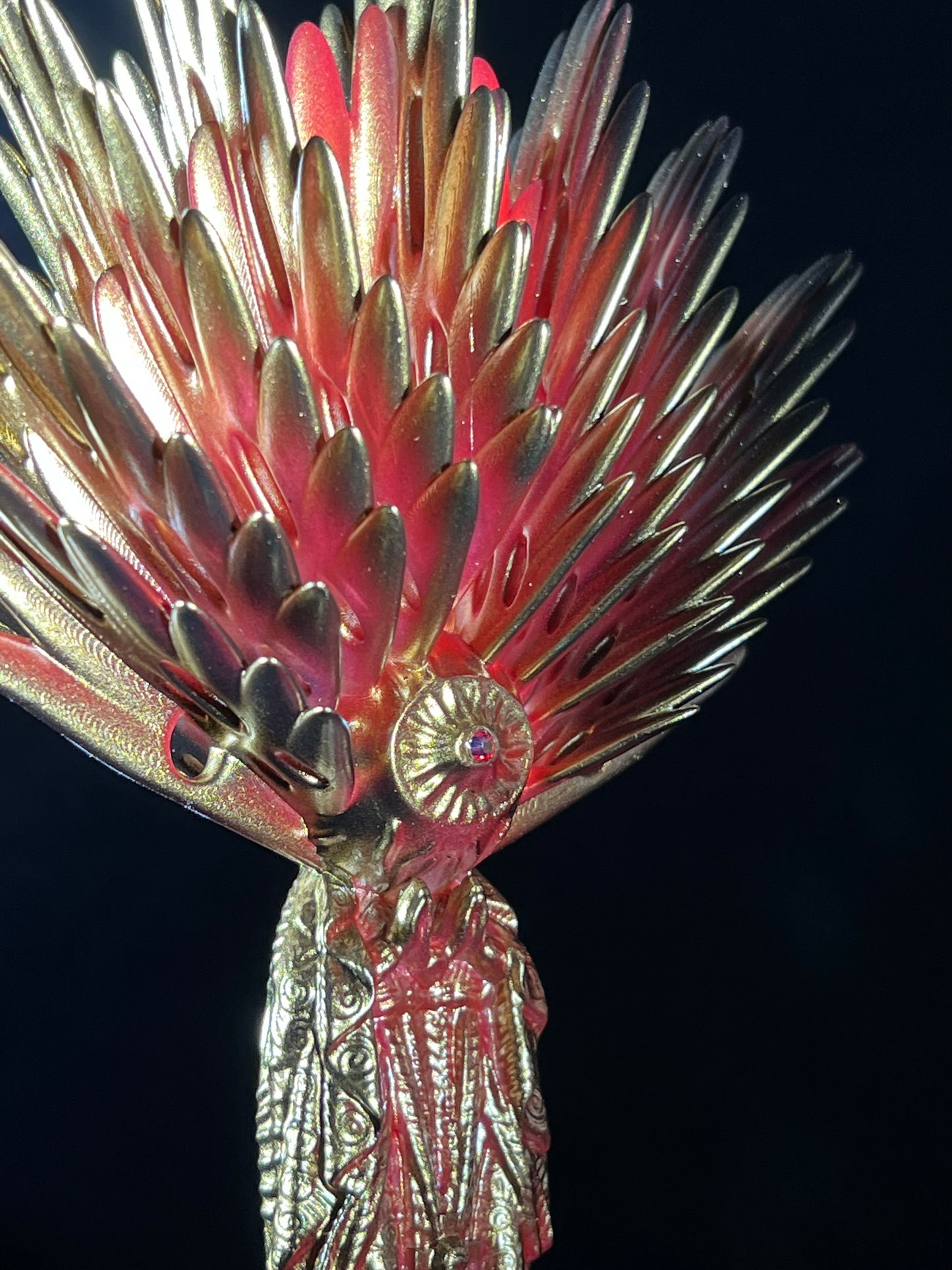 Blessed God of the Other Universe: Red/Yellow Gold Chrome