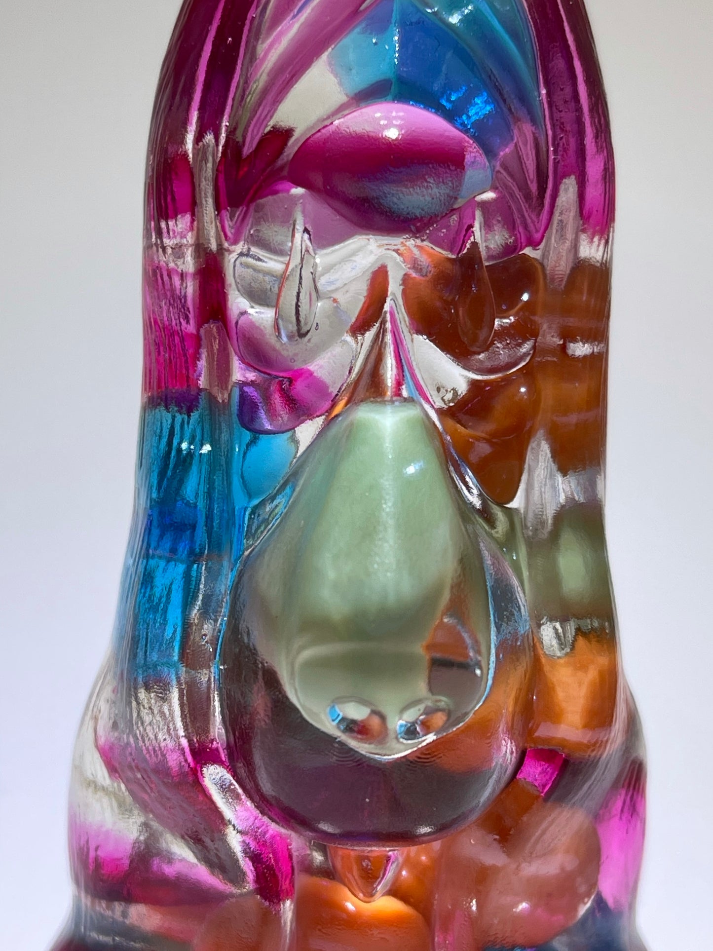 Cyclops Sad Dog: Resin Cast with Glass things