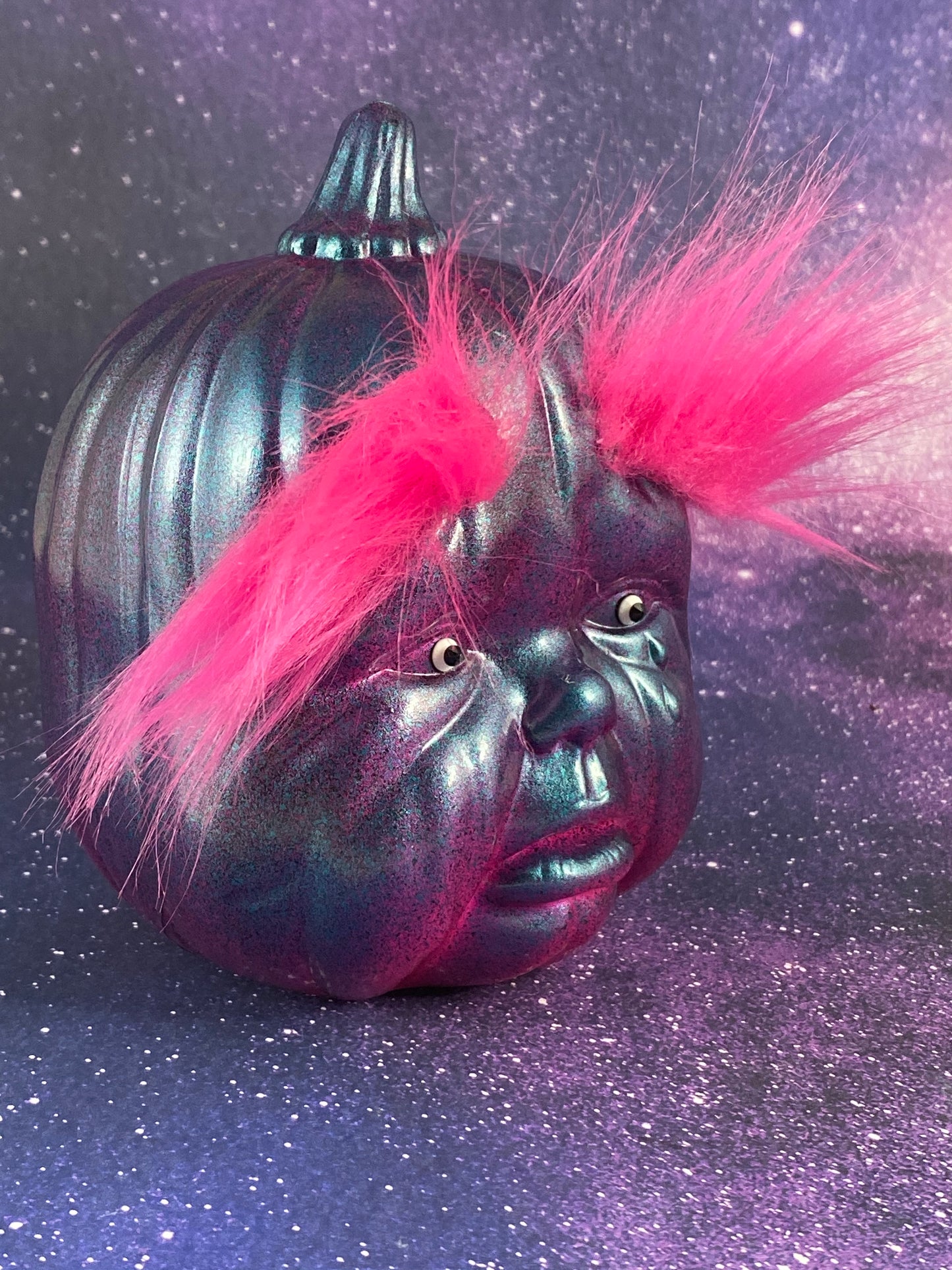 The Saddest Pumpkin with Bright Pink Eyebrows