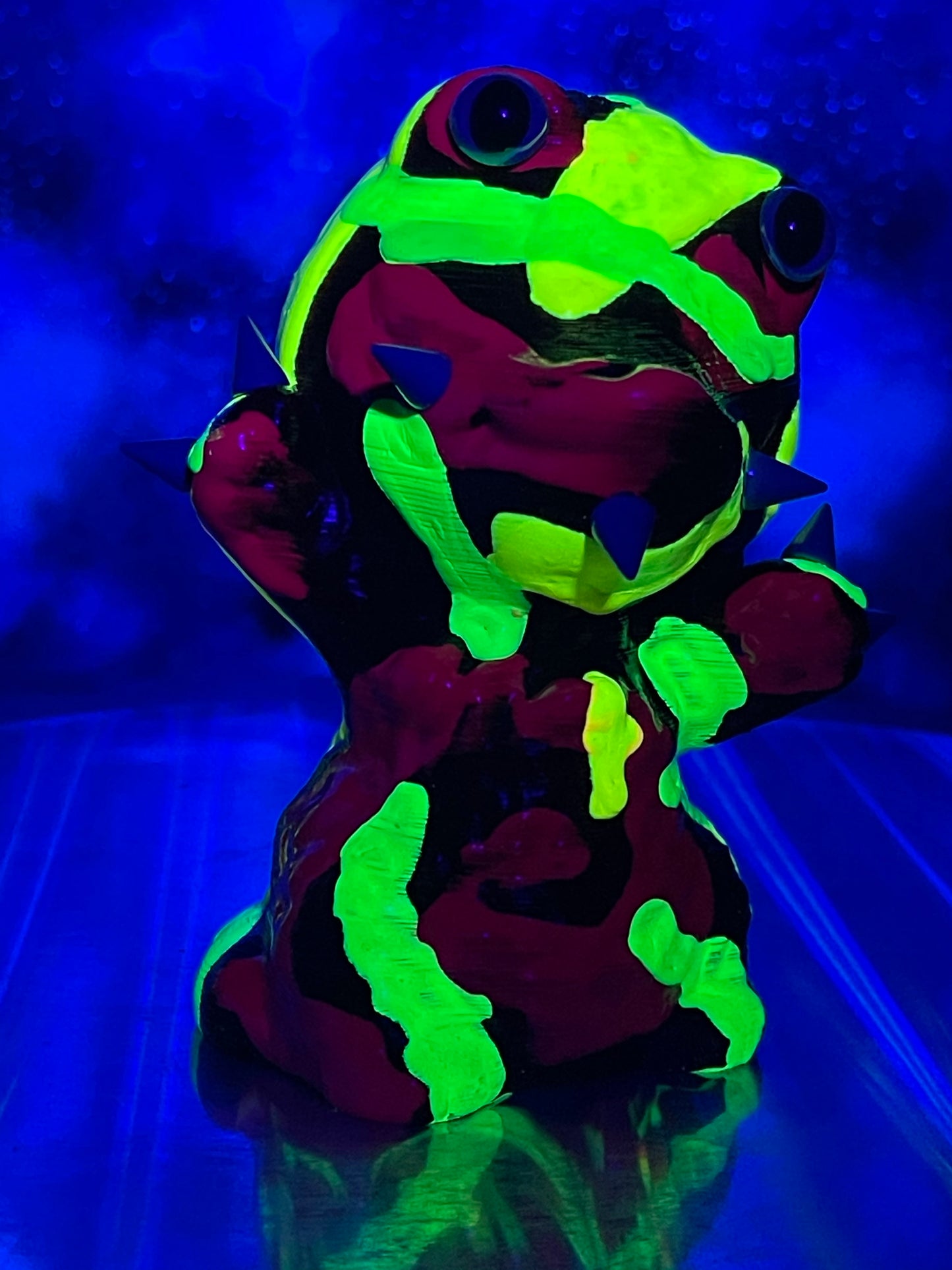 Crocodile Head Cat: Blue Teeth/Claws