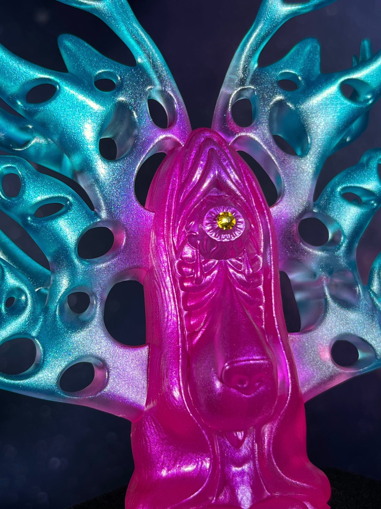 Winged Cyclops Sad Dog: Pink Everlasting Shocker