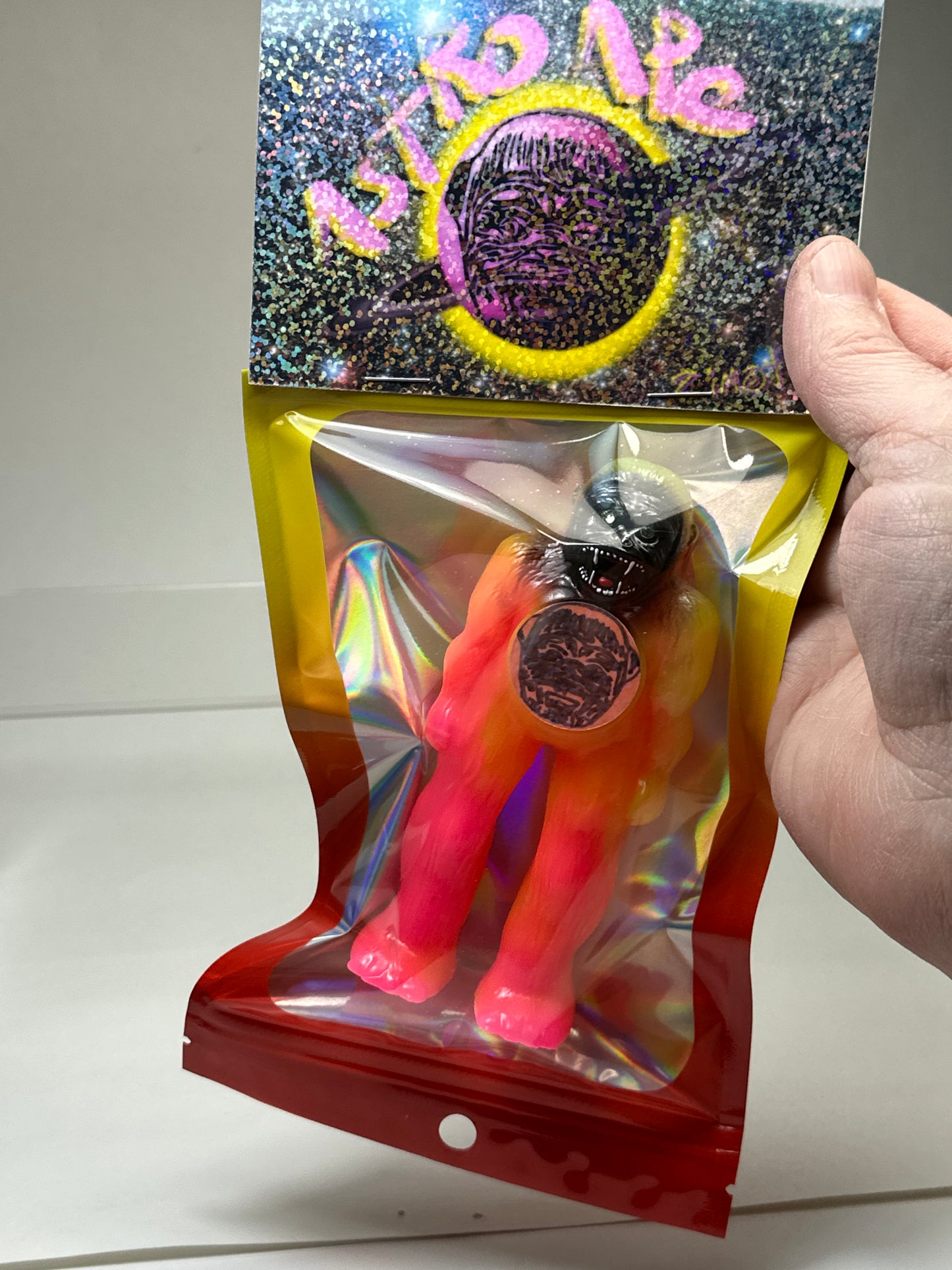 AstroApe: Pink/Orange/Yellow Neon Glow