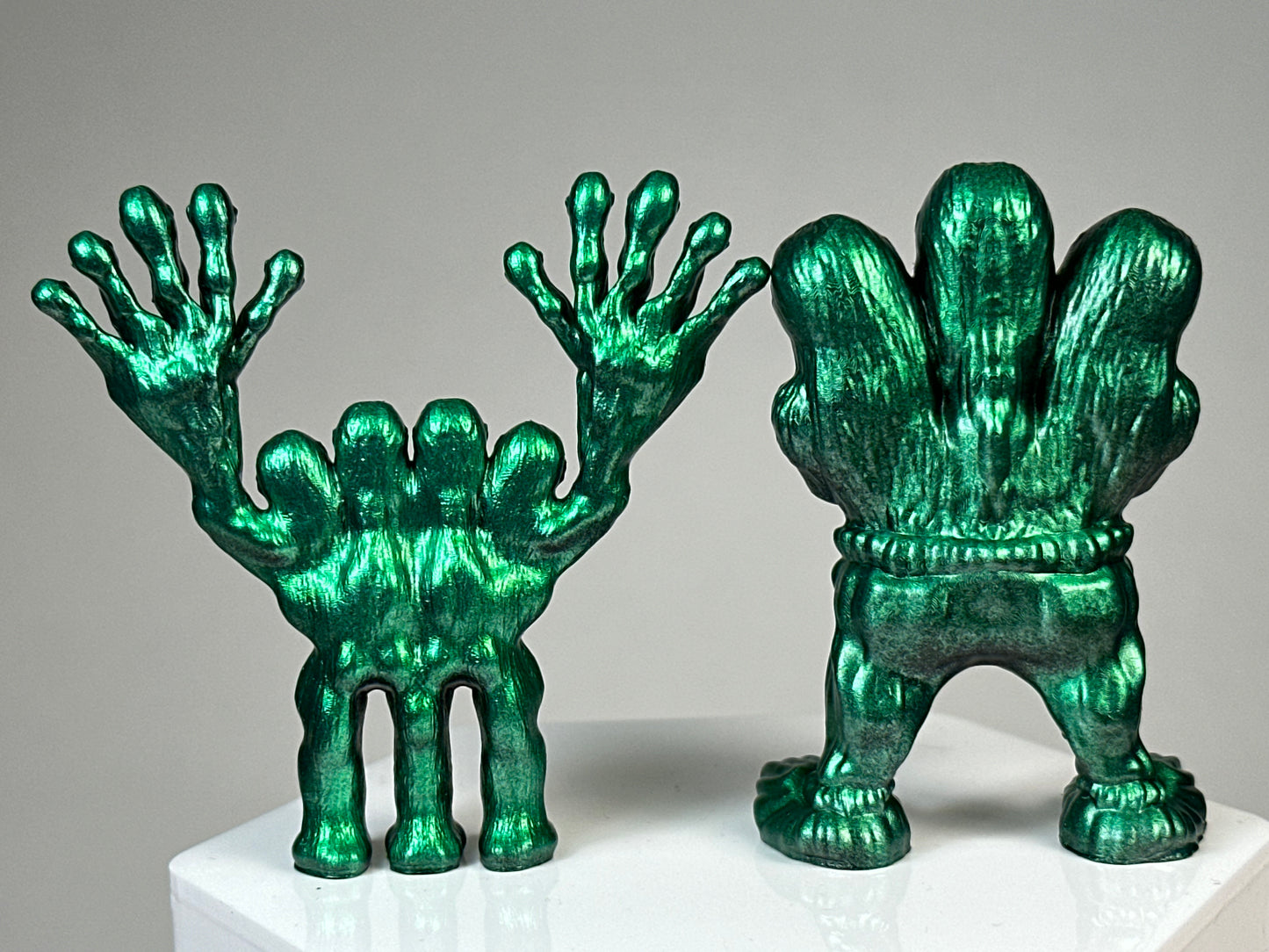 Big Ape Crusher King & Mighty Joe Old: Green Chrome set
