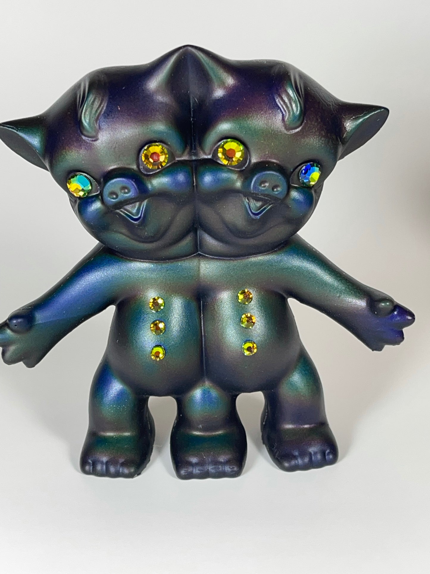 Liquid Crystal Trolls (discounted because the paint bubbled up overnight)