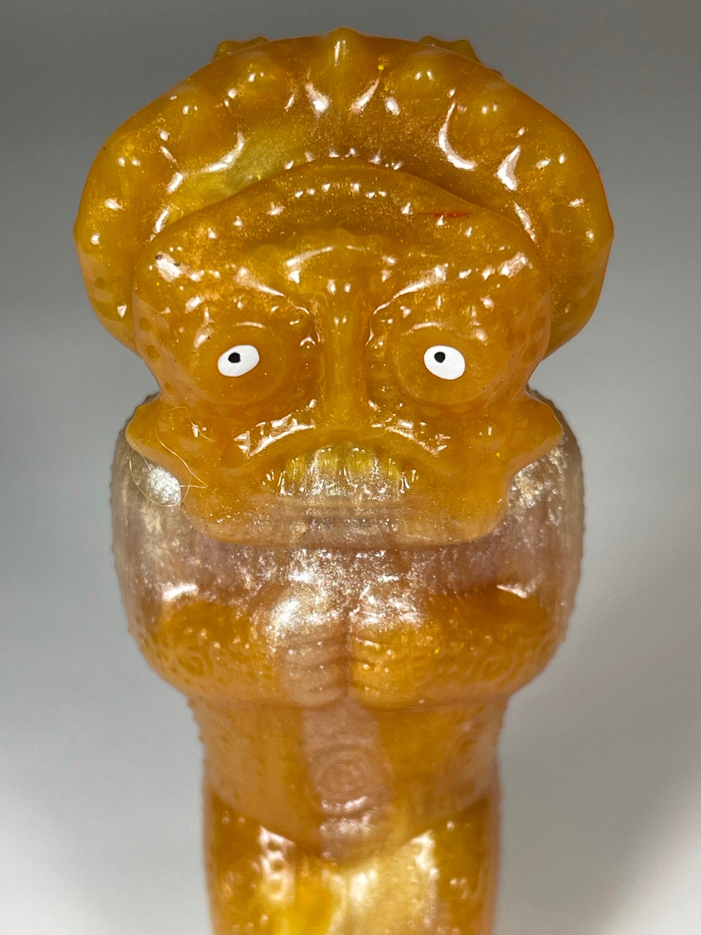 Robot Ape: orange/silver Jiggler