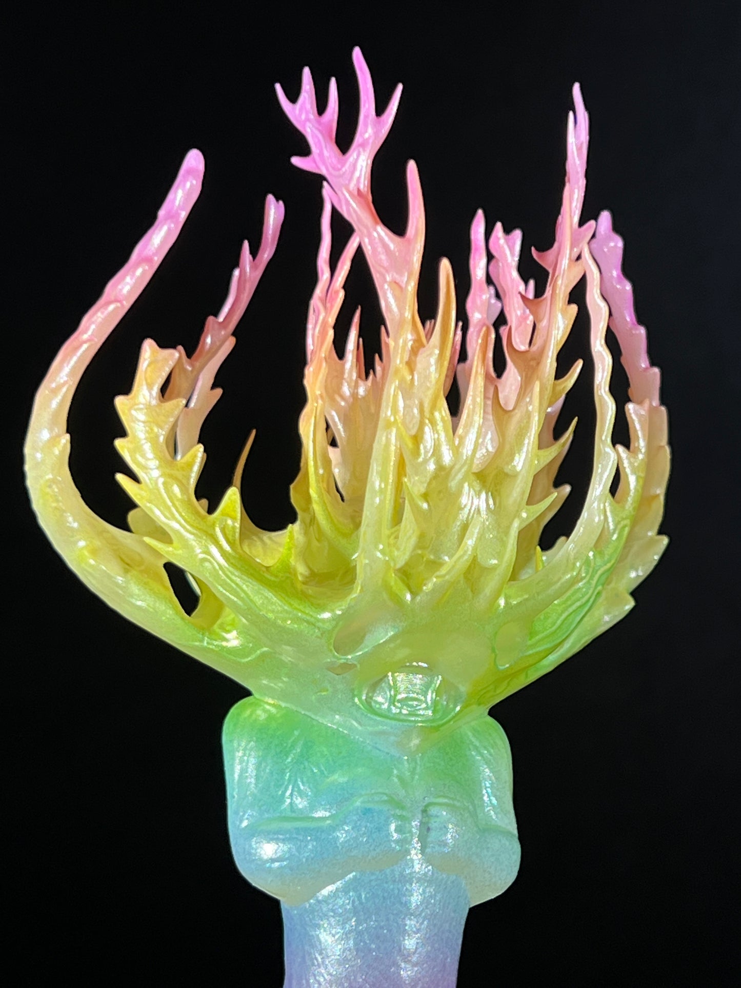 Glyph Headed Ape: Pastel Metal Fade