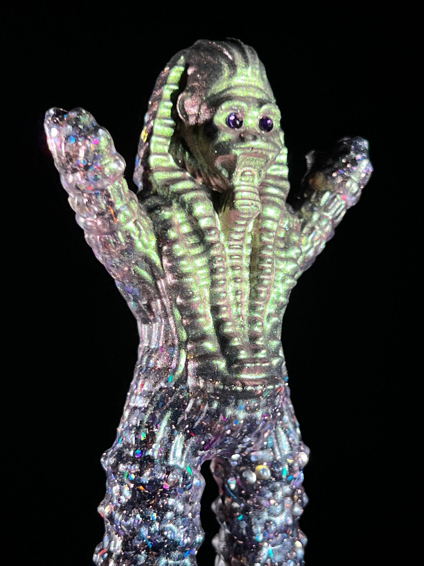 Astro Sphinx Ape: Dark Rainbow Glitter Agility Test