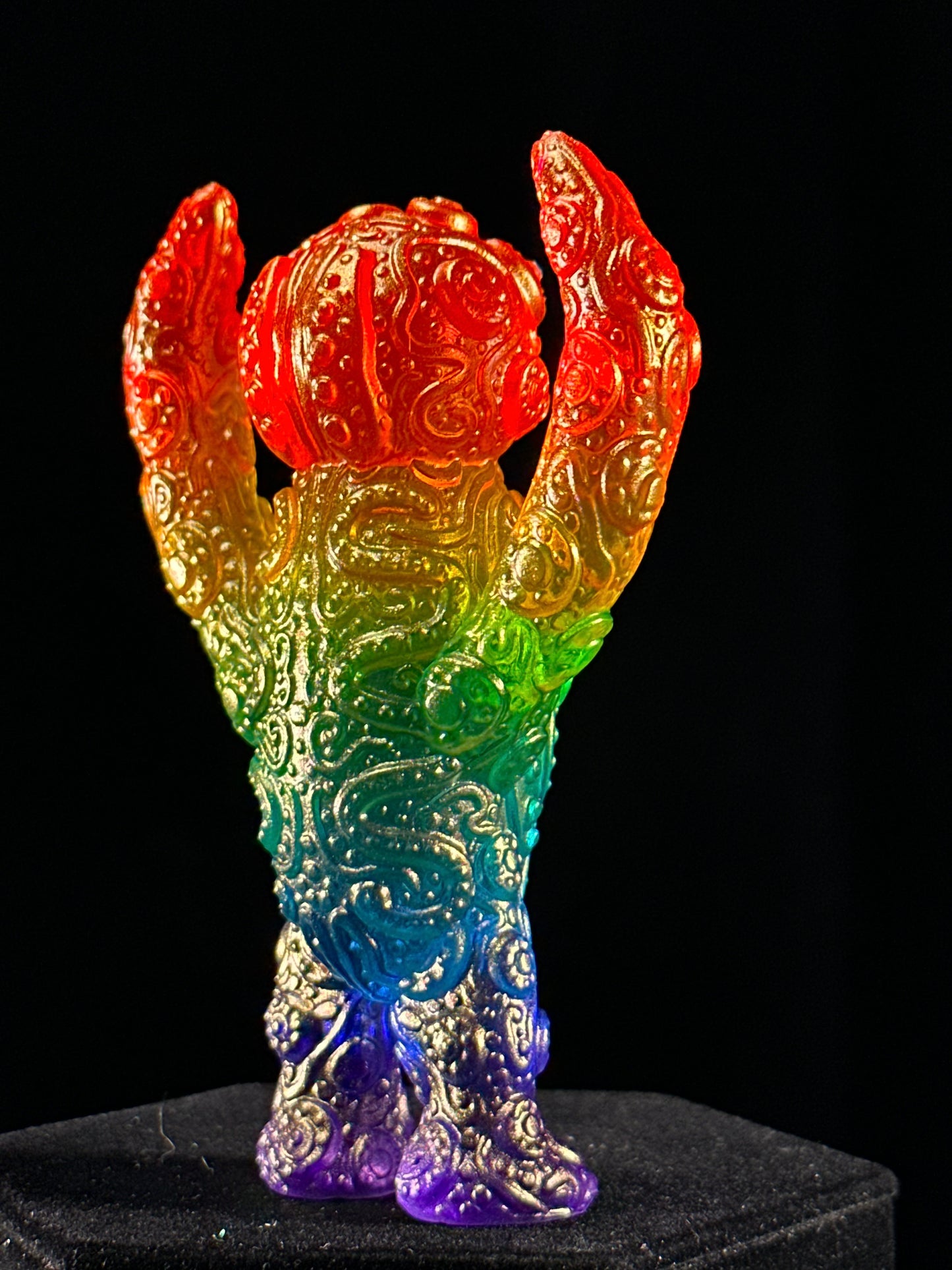 Robot Zee Row: Transparent Gold Rainbow