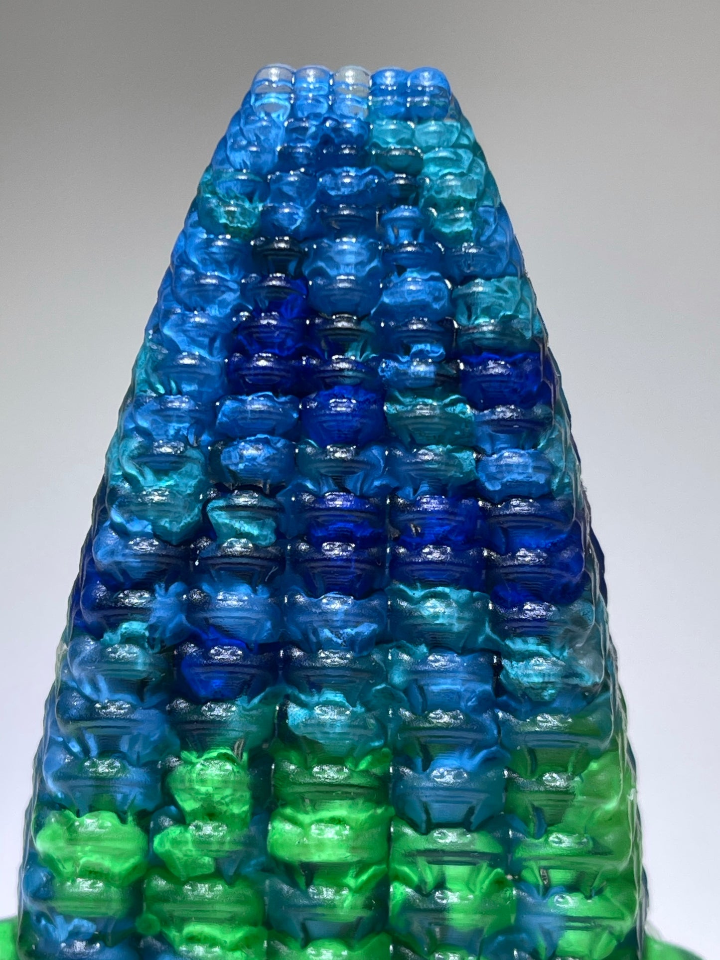 200 Head Ape: Resin Cast with Blue/Green Stones