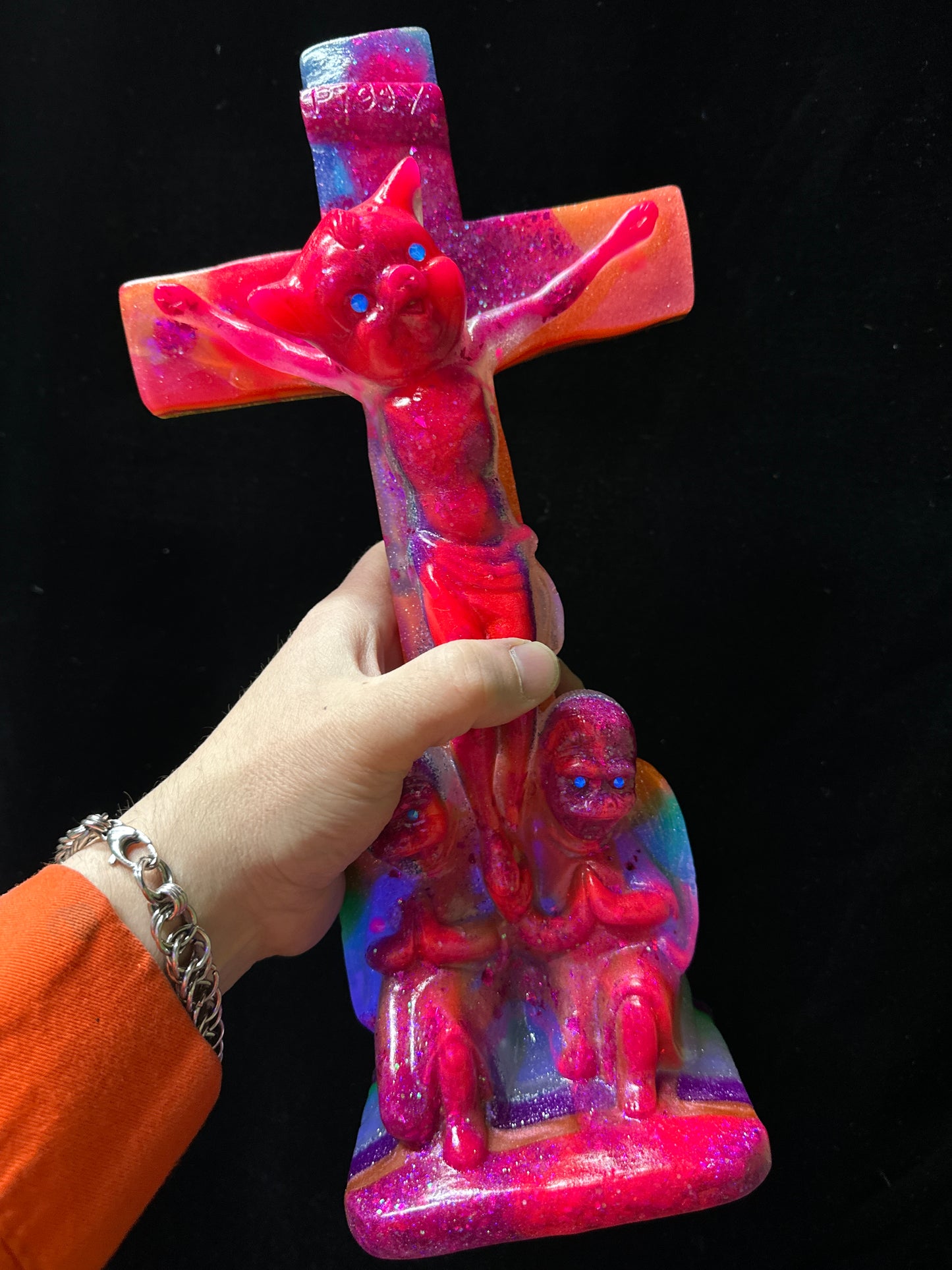 Adult Piggy Jesus: Neon Glow Balderdash