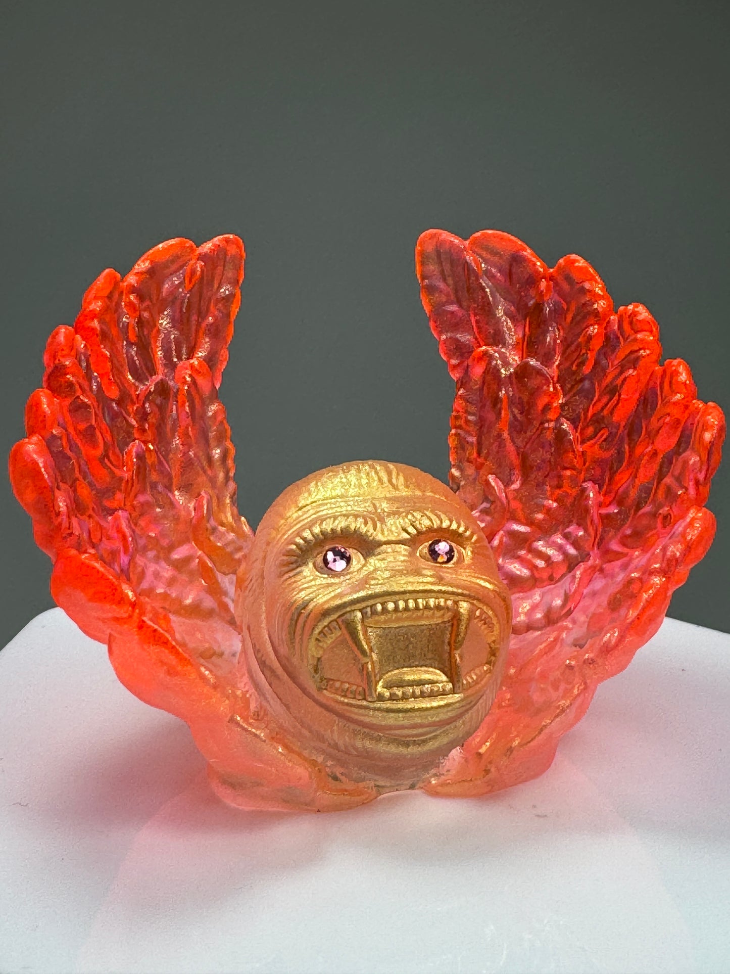 Cherub Ape: Red and Gold