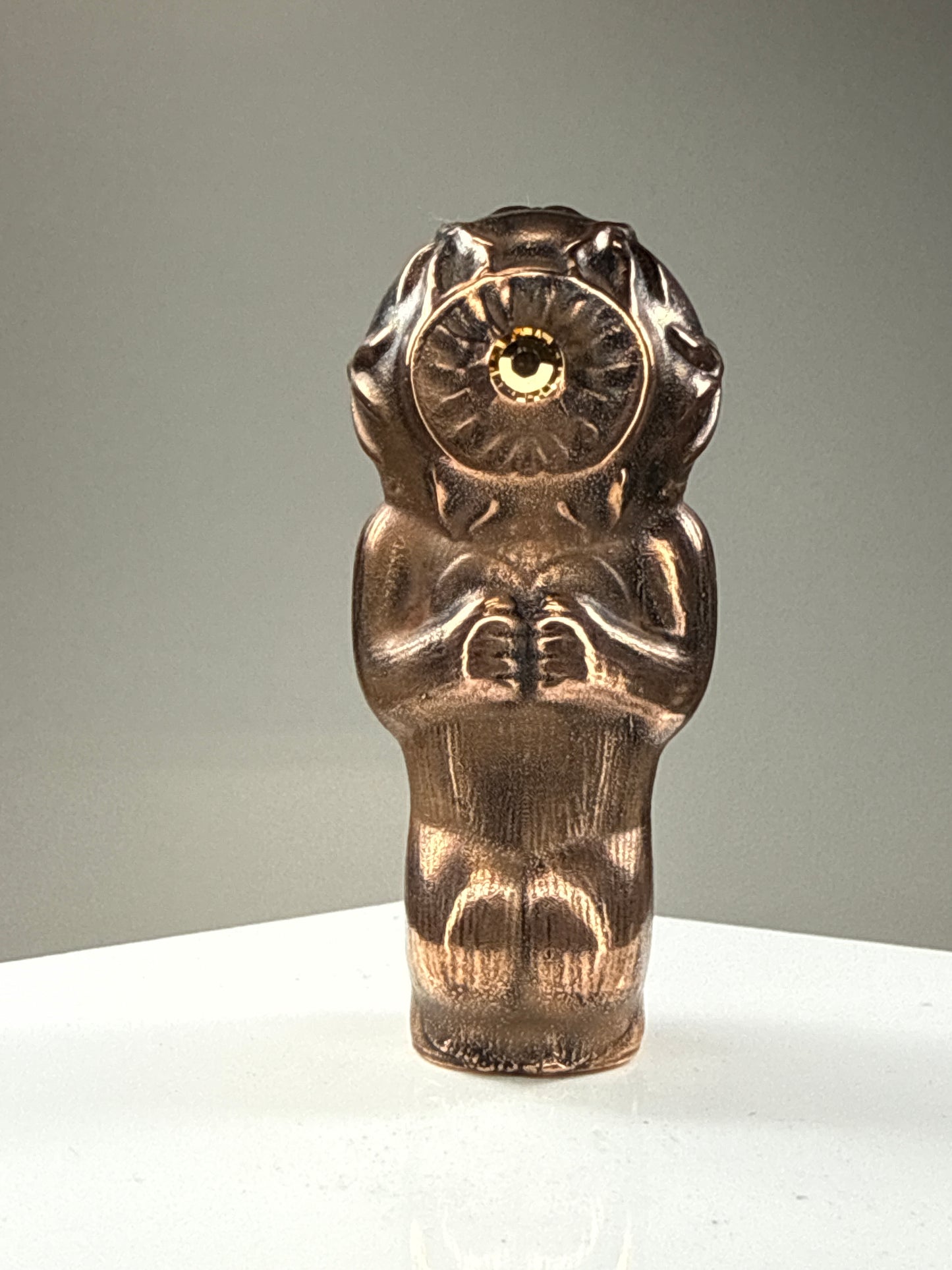 Big Eye Ape: Copper Plated Vision