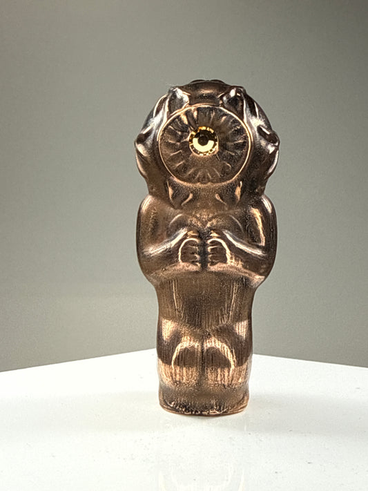 Big Eye Ape: Copper Plated Vision