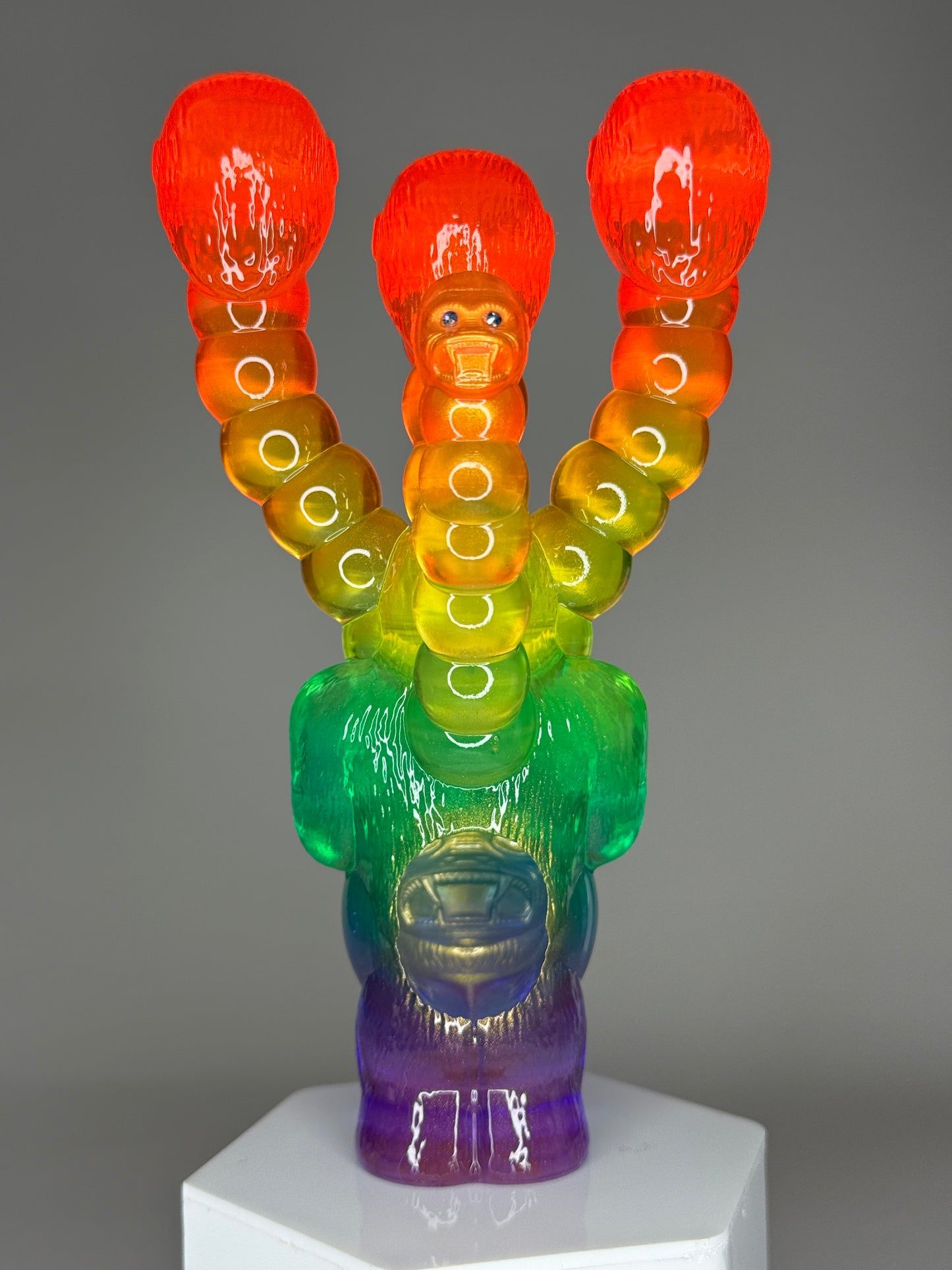 Sidewinder Ape: Gold Transparent Rainbow