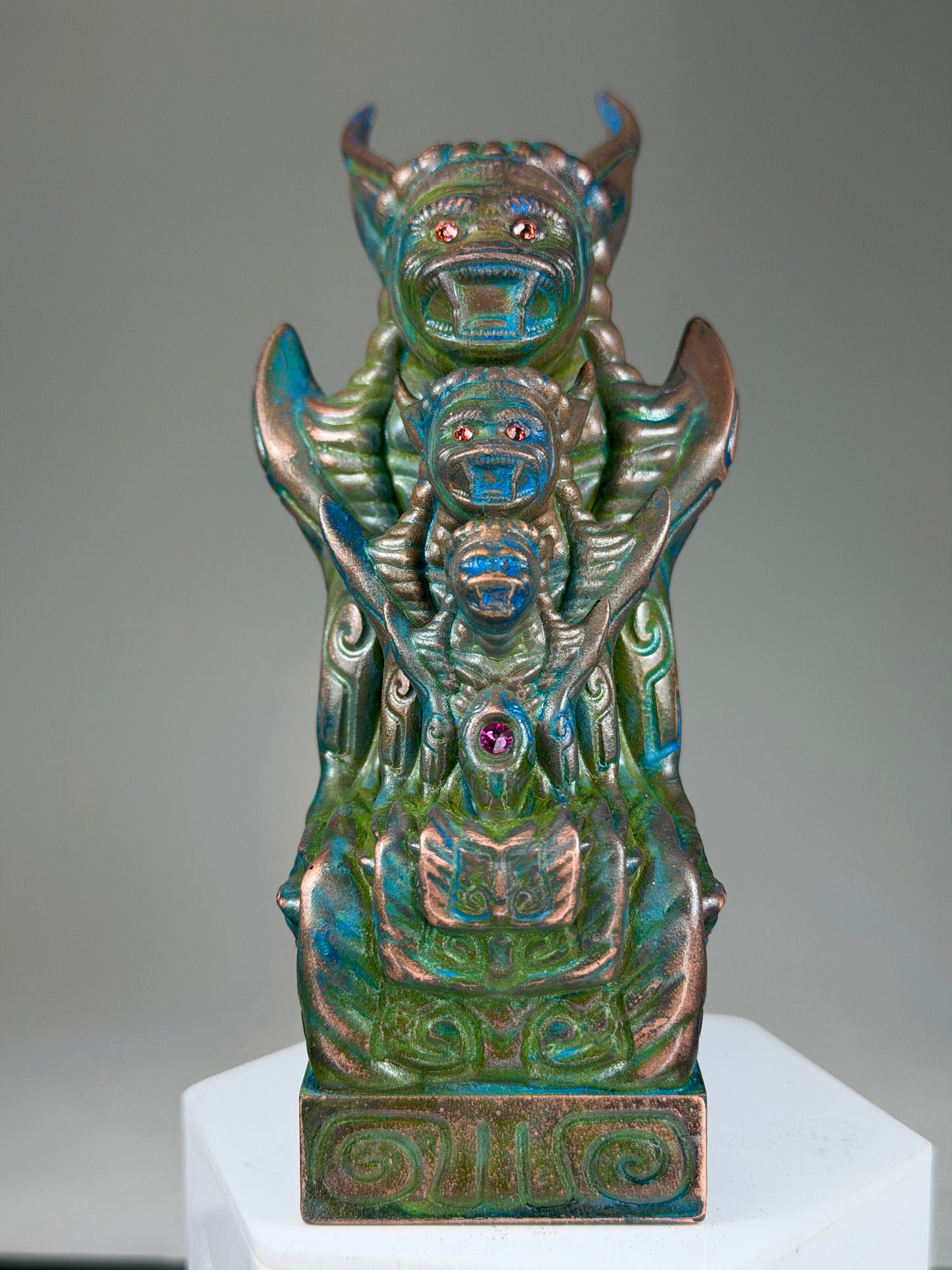 Egyptian Cosmonaut Apes: Copper Plated