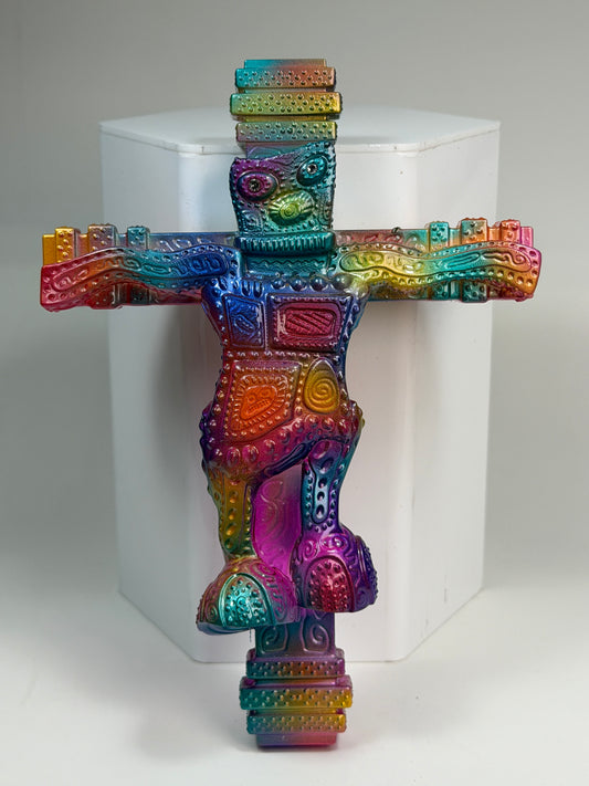 Wonky Robot Up on the Cross: Peaceful