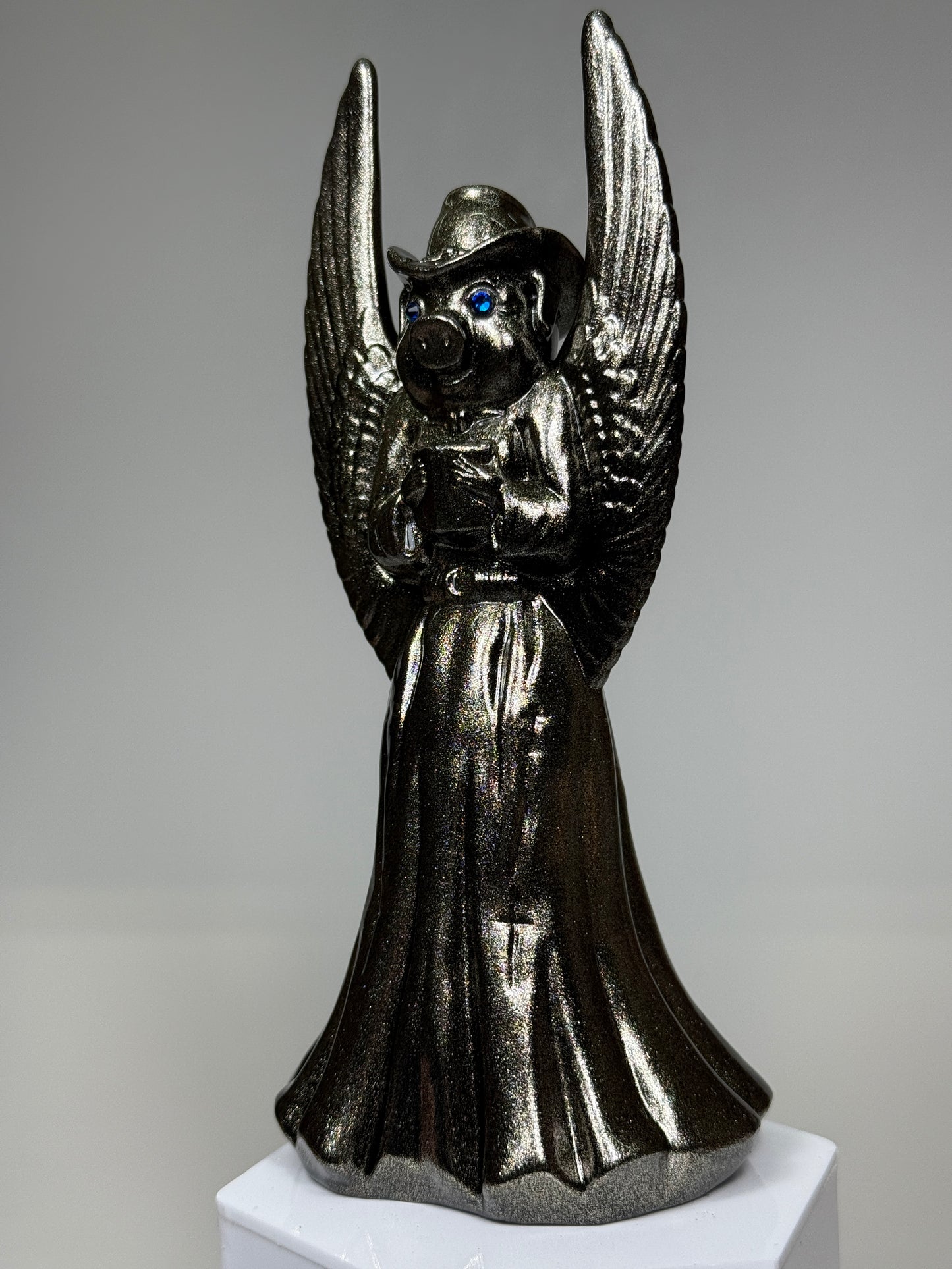 Deputy Pig Goes to Heaven: Dark Chrome Metal Flake