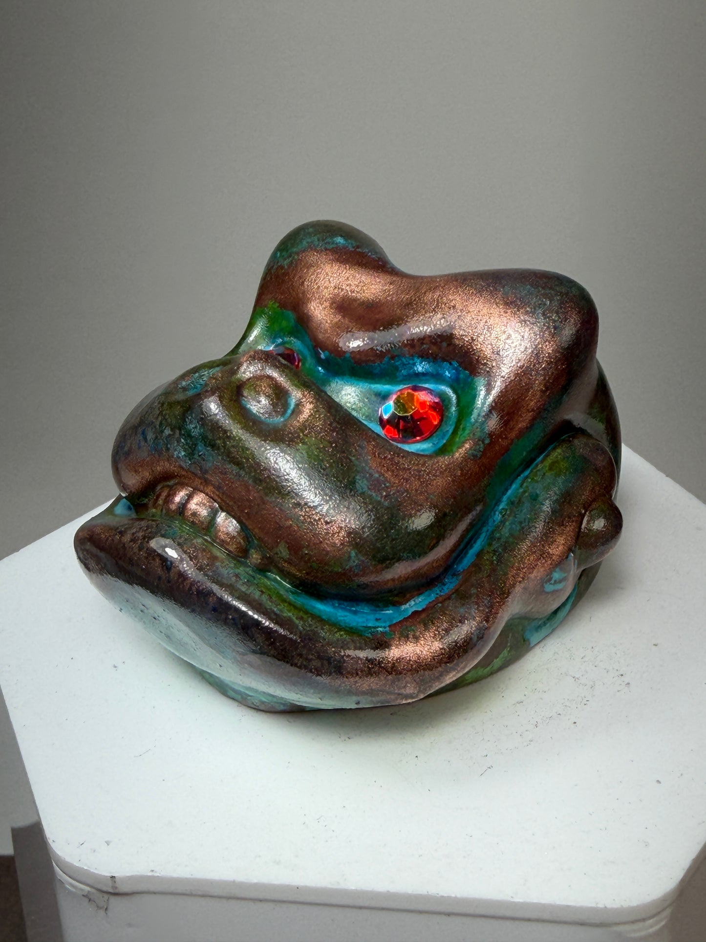 Mecha Ape Head: Copper Plated Trusty