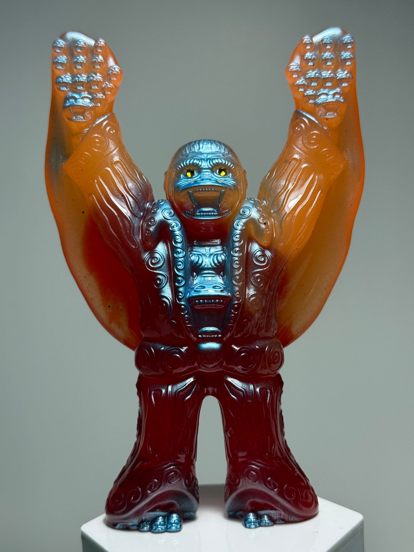 Elvis Ape: Orange/Red Glow