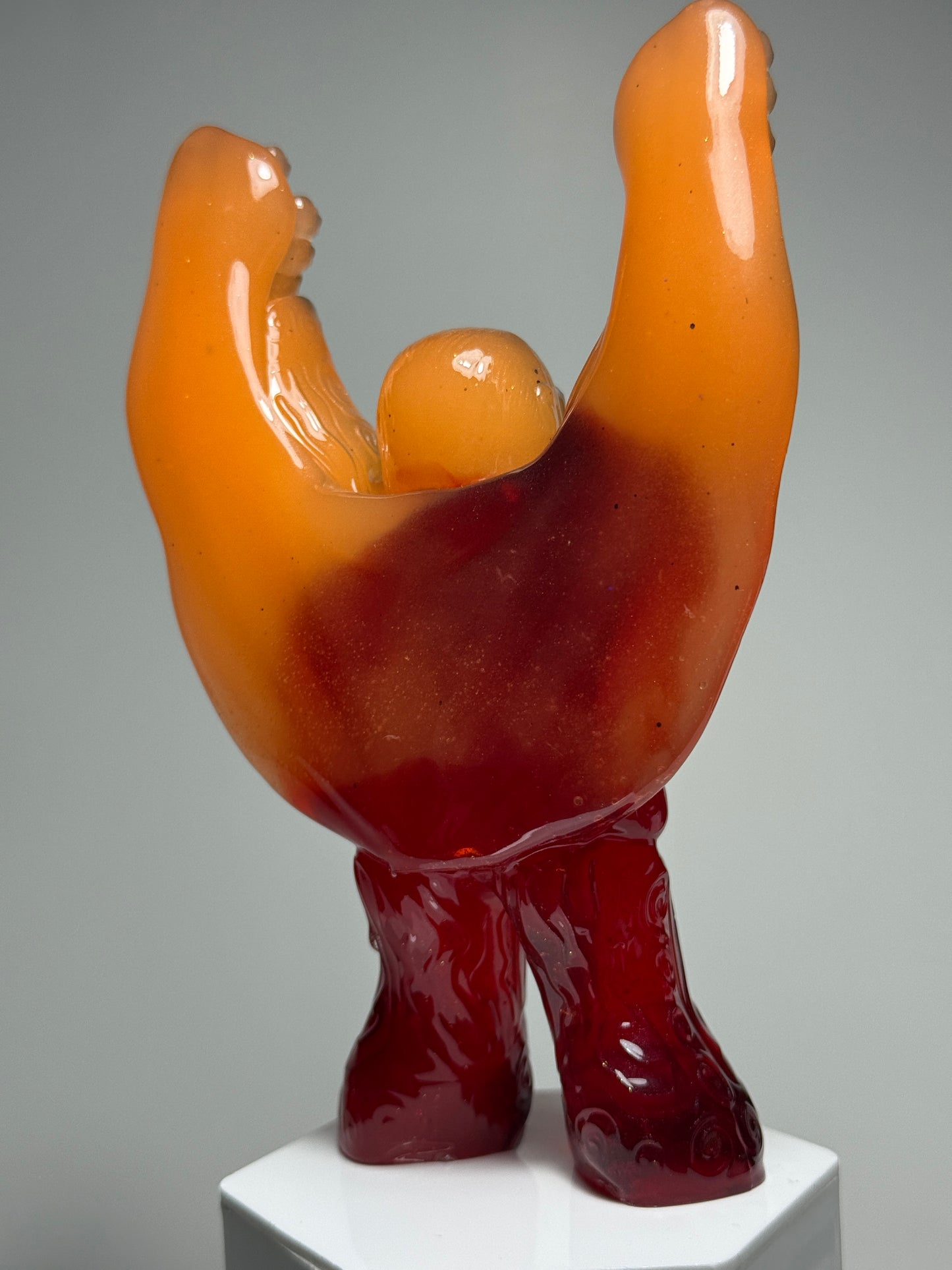 Elvis Ape: Orange/Red Glow