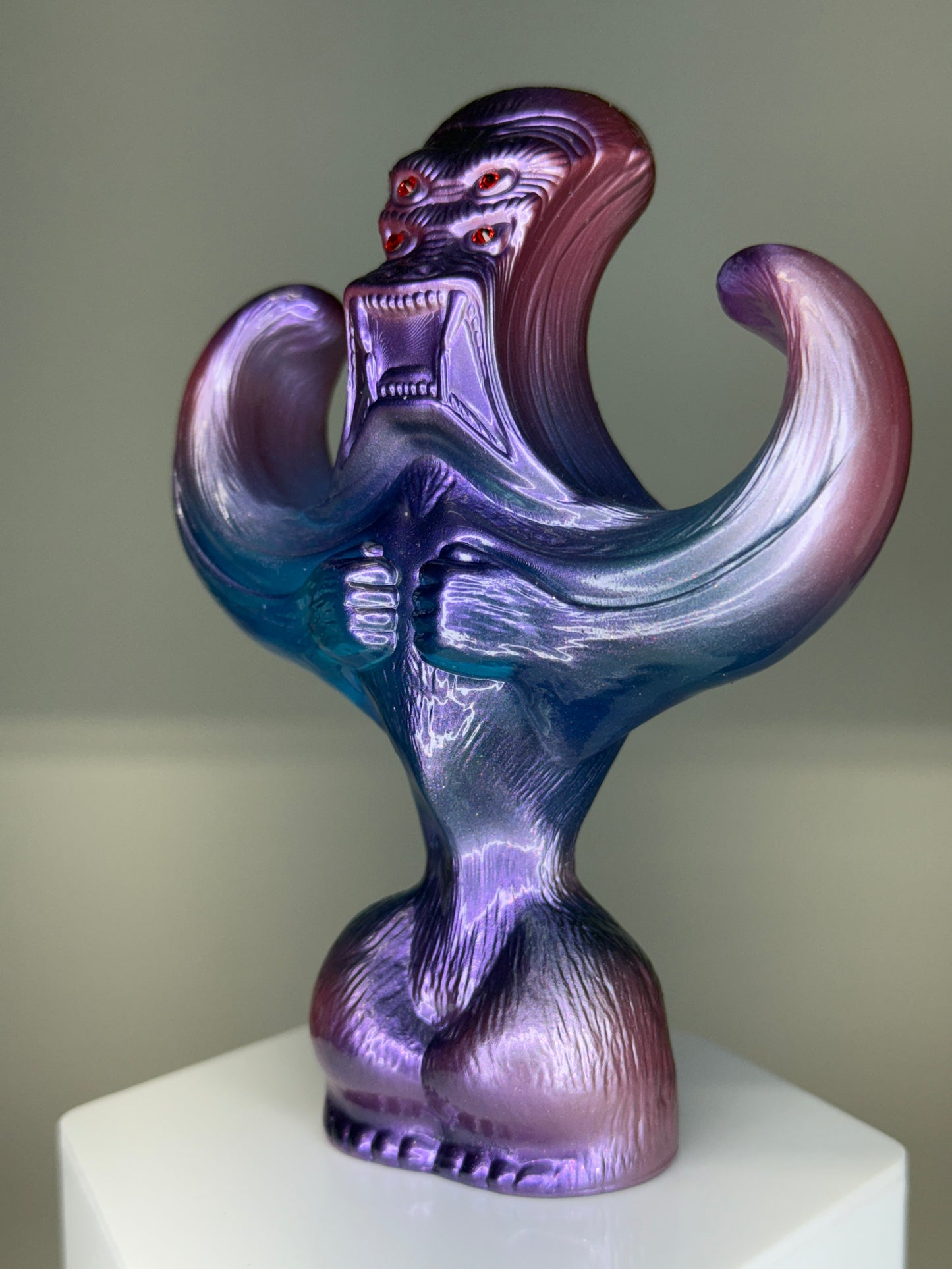 Breaking Wave Ape: Translucent Blue/Pearlescent Purple/Pink