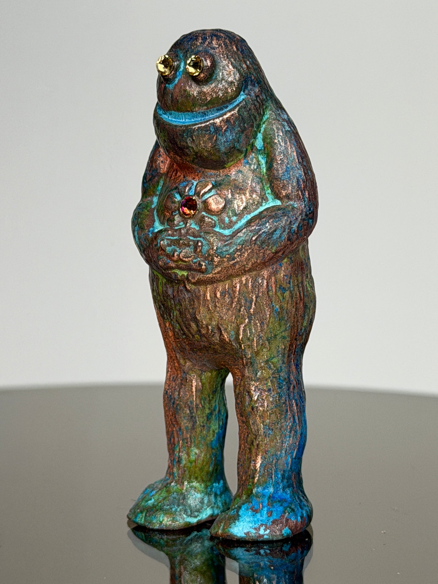 Tall Monster: Copper Plated Flowed