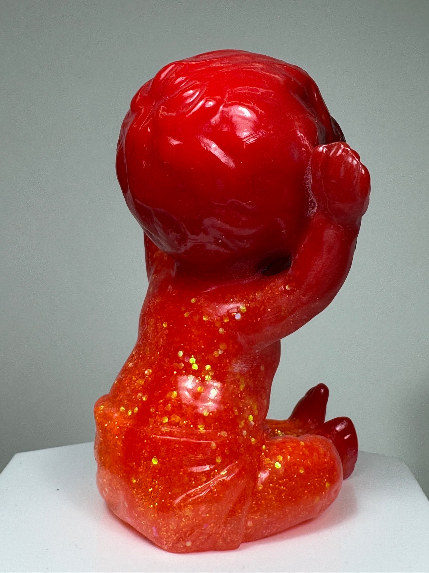 Baby Ape: Infant Glitter Orange/Red