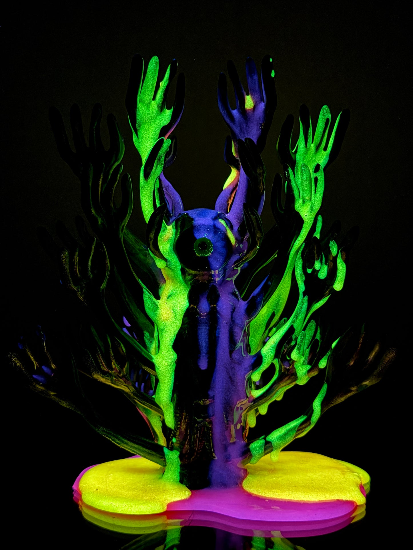 The Hands of God: Copper Plated Color Dump Glow Universe Sane