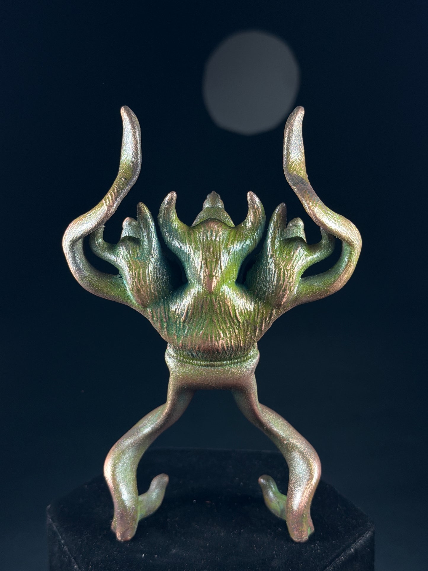 Wolfman: Copper Plated with Green Patina