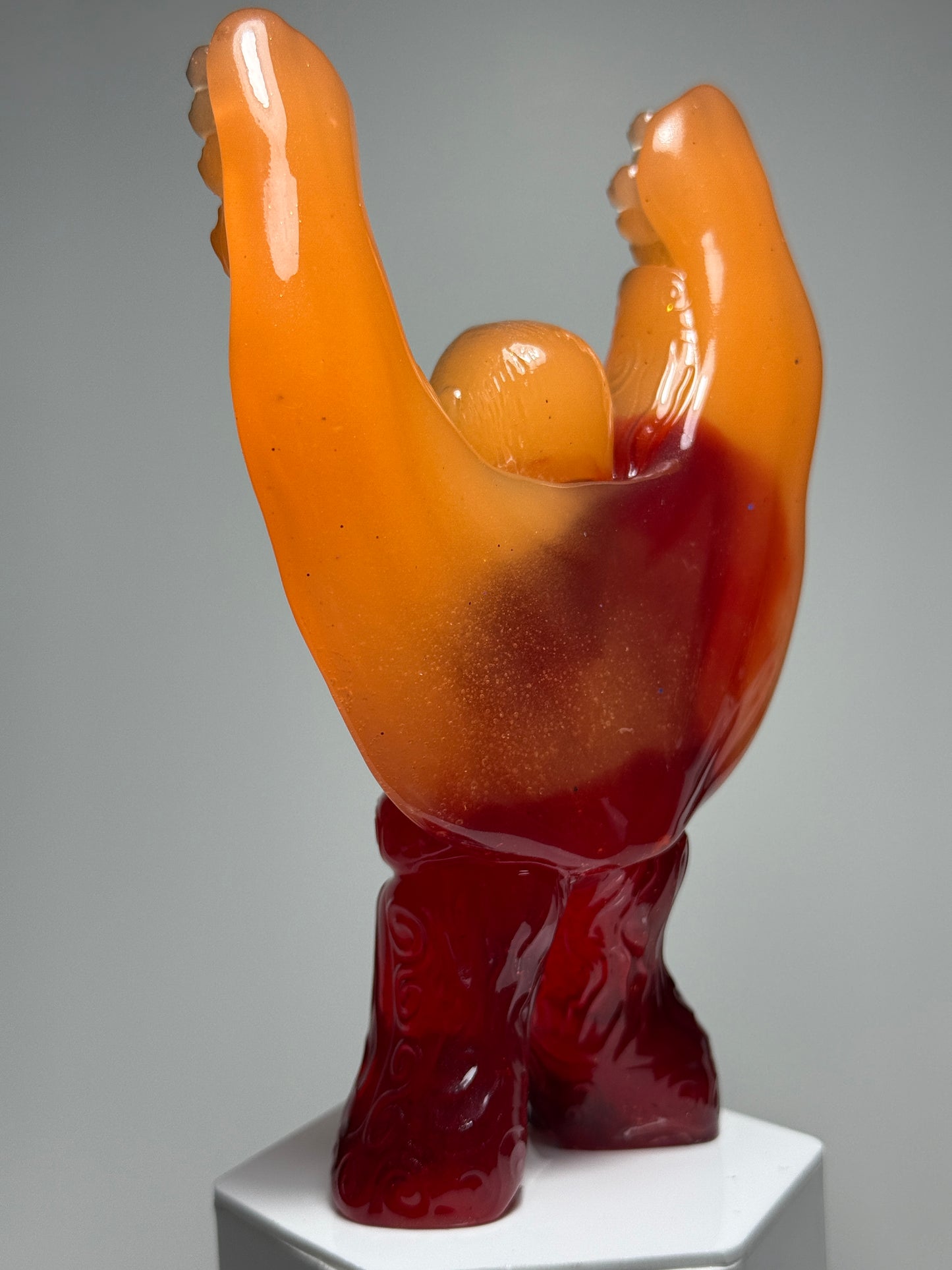 Elvis Ape: Orange/Red Glow