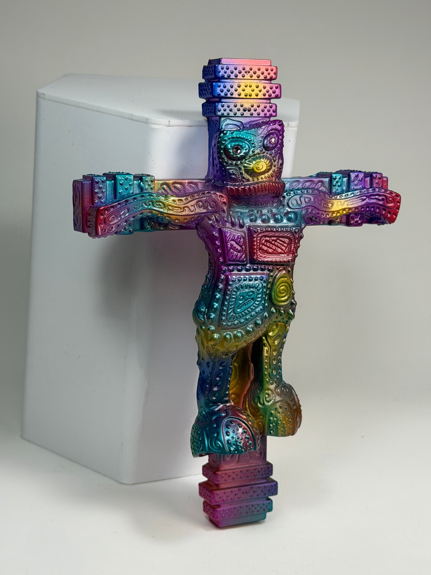 Wonky Robot Up on the Cross: Waiting