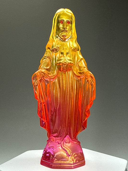 Jesus Head Mary: Gold Fire