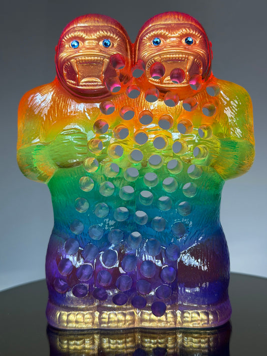 Perforated Ape Freak: Transparent Rainbow