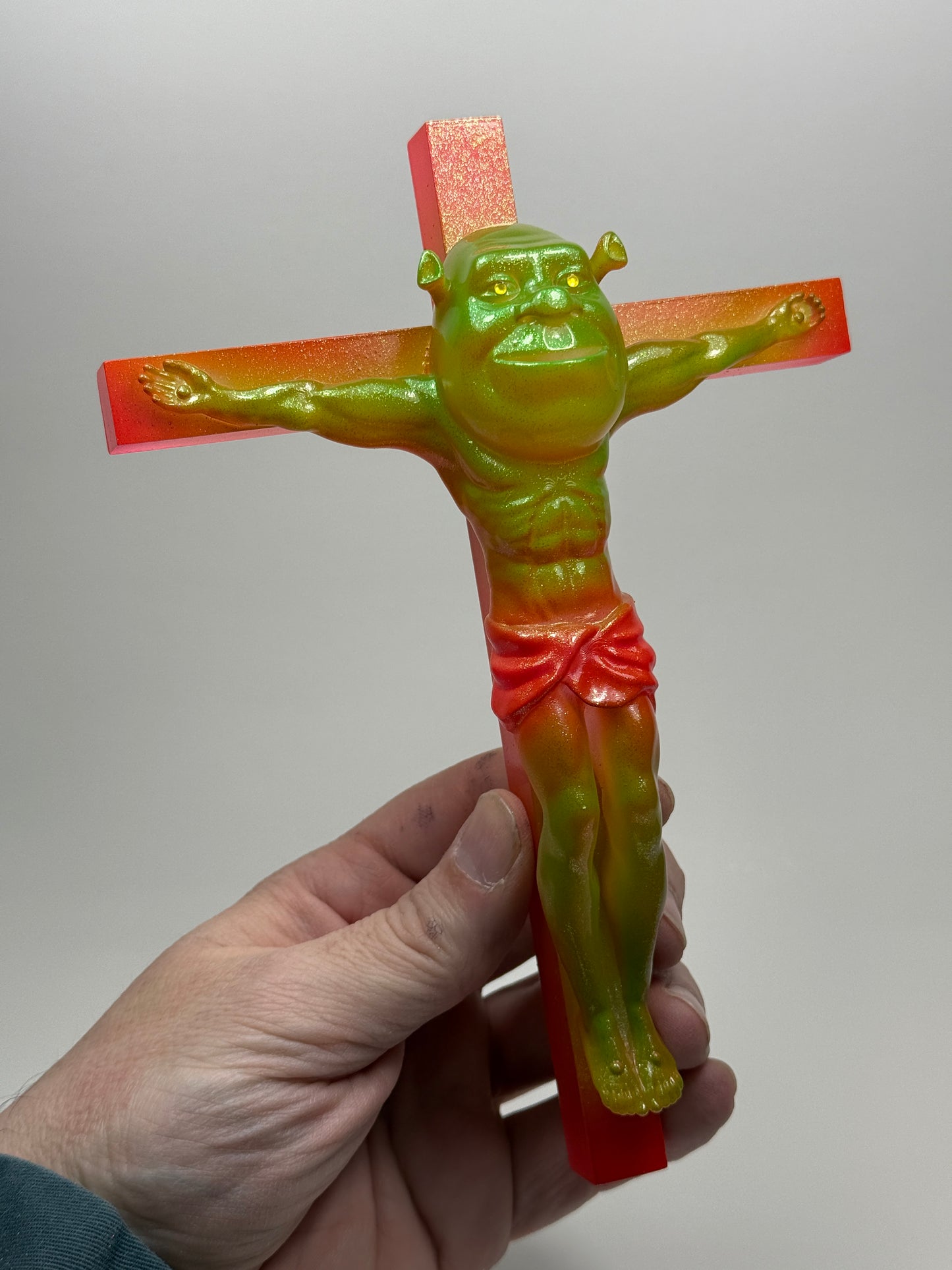 Christ on the Cross but he is a Sherk