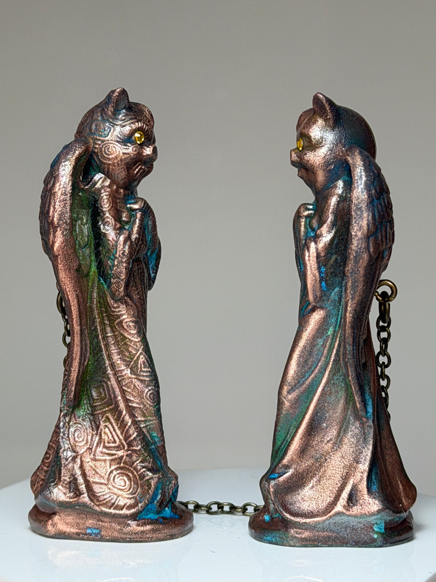 Angel Pig: Copper Plated Patina