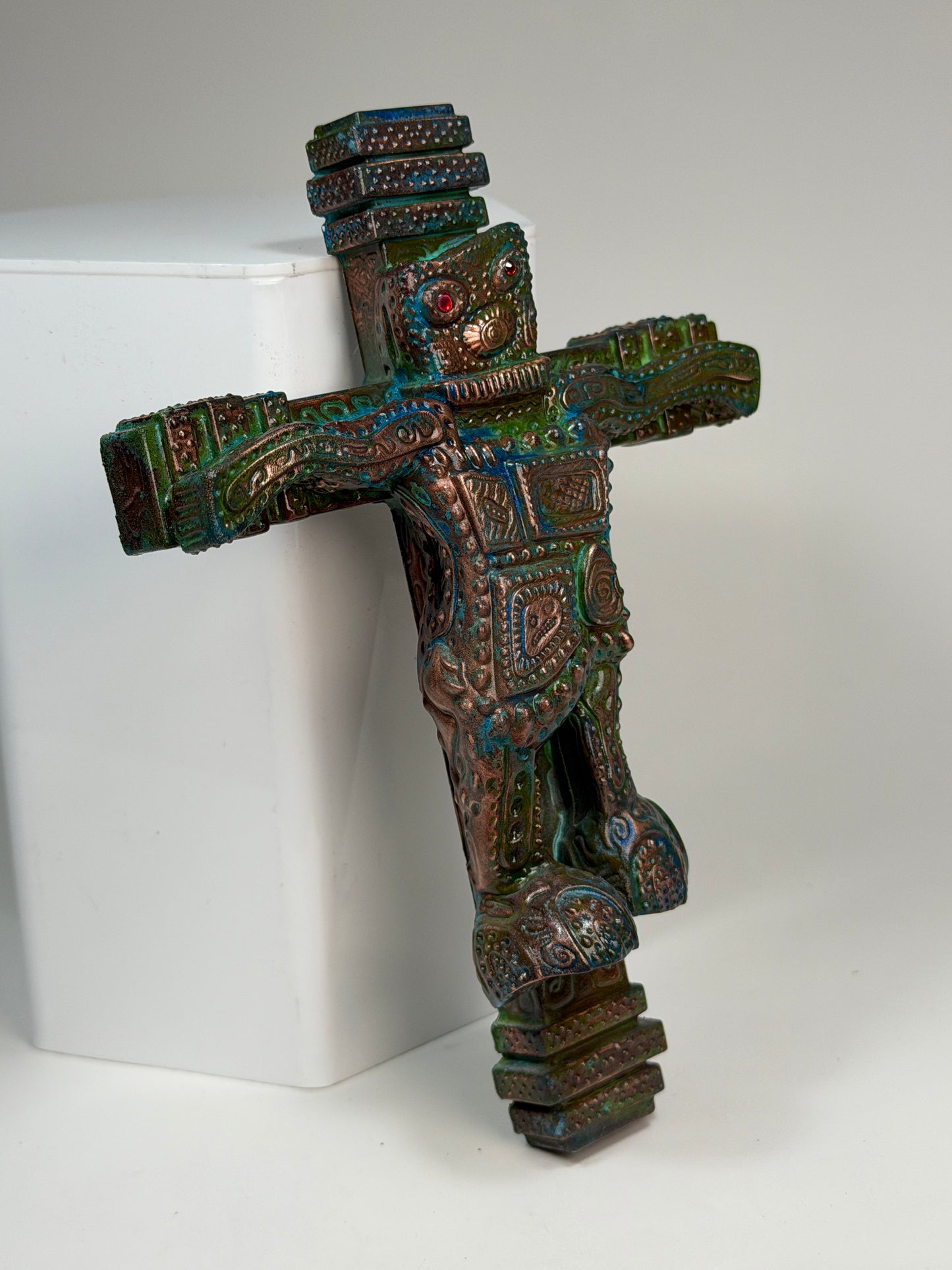 Wonky Robot Up on the Cross: Copper Plated Gangsta