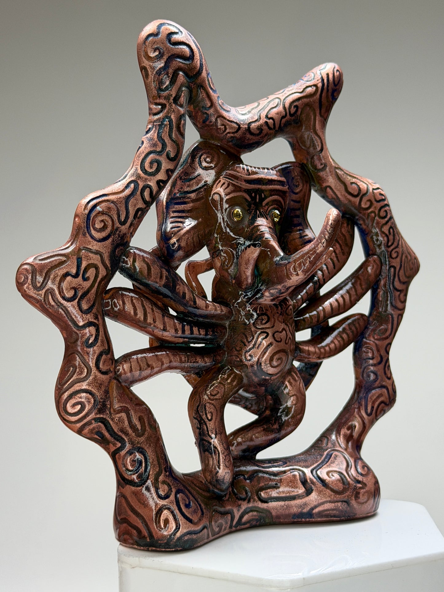 Ganna Sh’aa: Copper Plated with Dark Blue