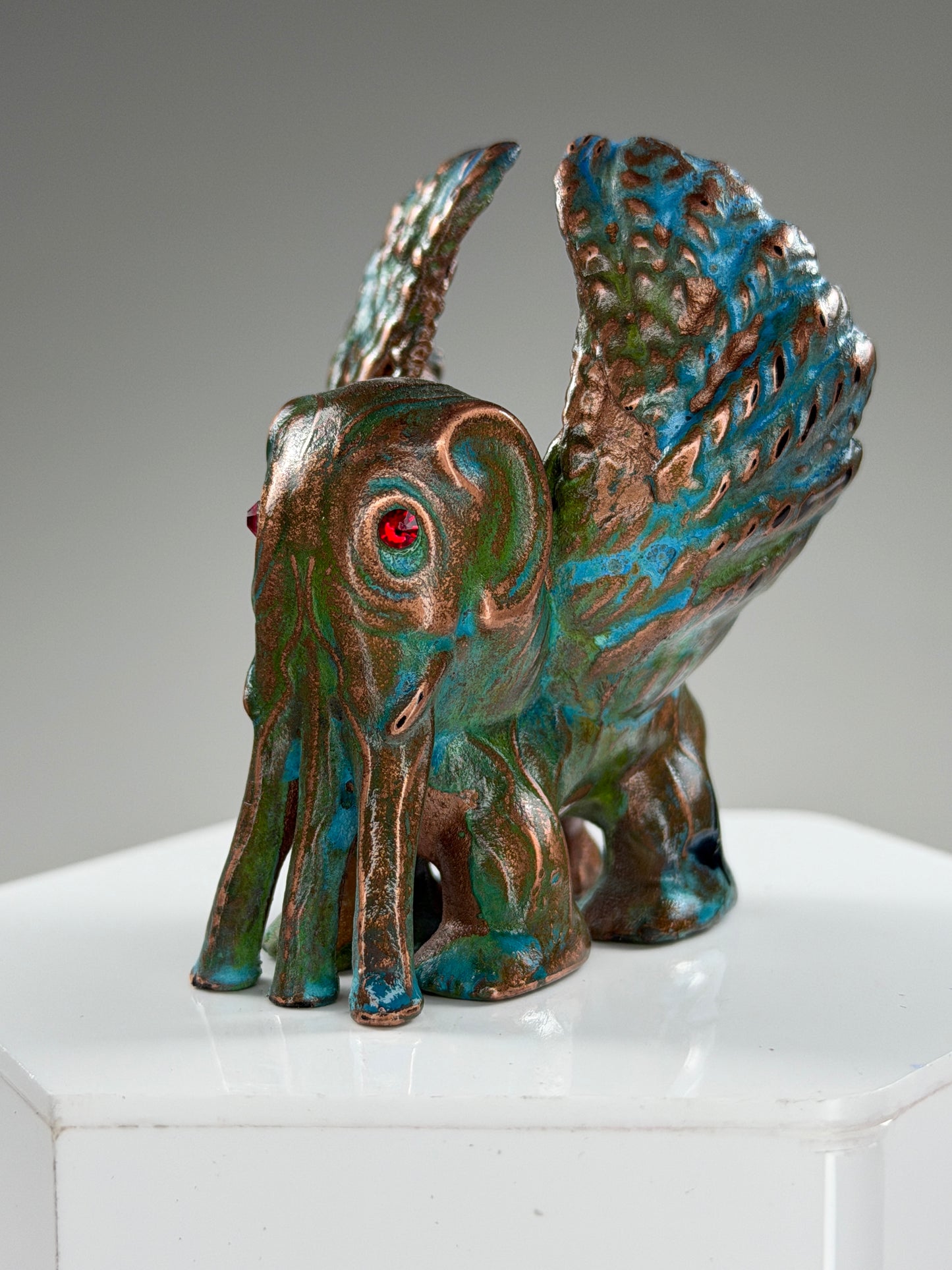 Winged Elephant of the New Day: Copper Plated