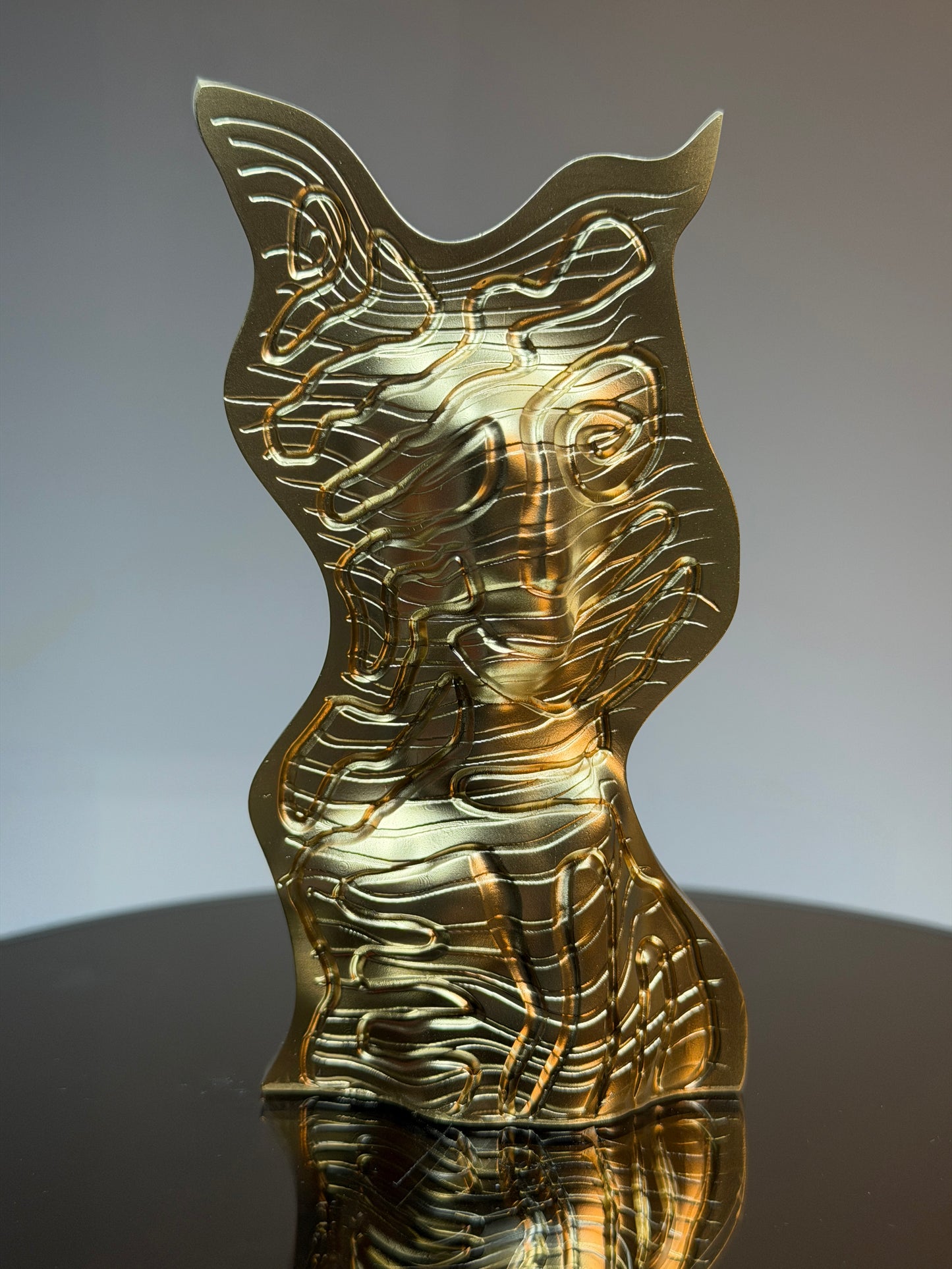 Hard Edge Soft (Portrait): Gold