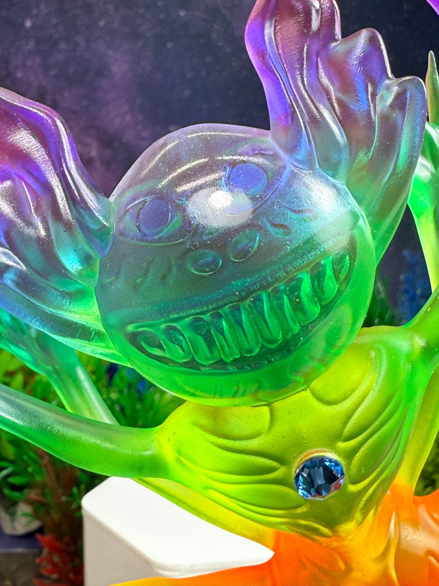 Deep space Creature: Transparent Rainbow (Negative)