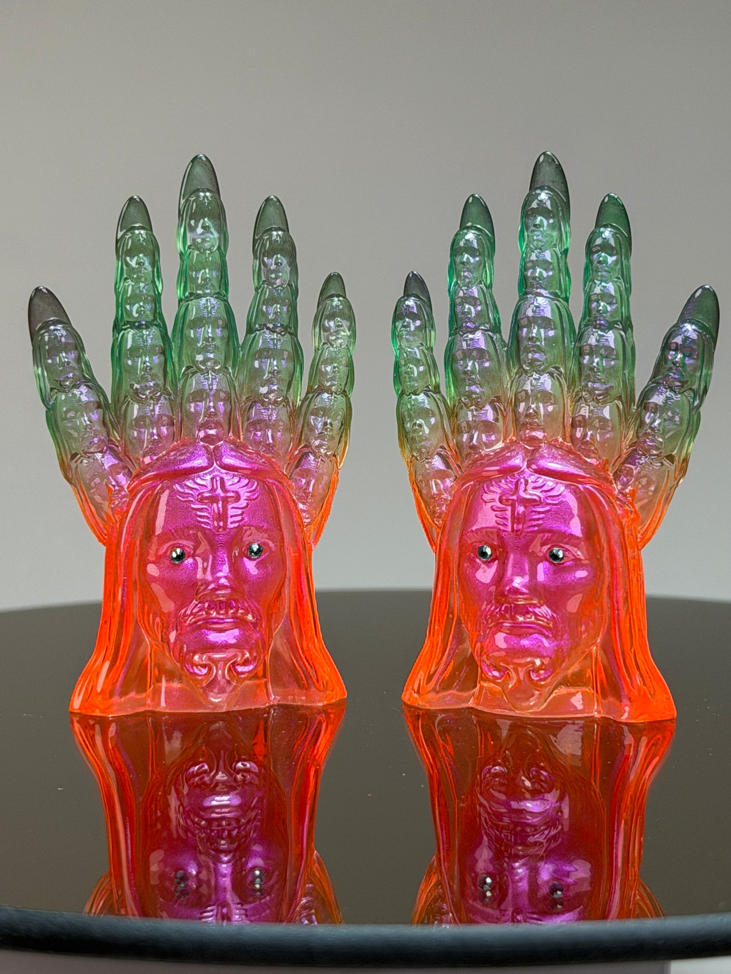 Jesus Christ Claws: Watermelon Drips (small set)