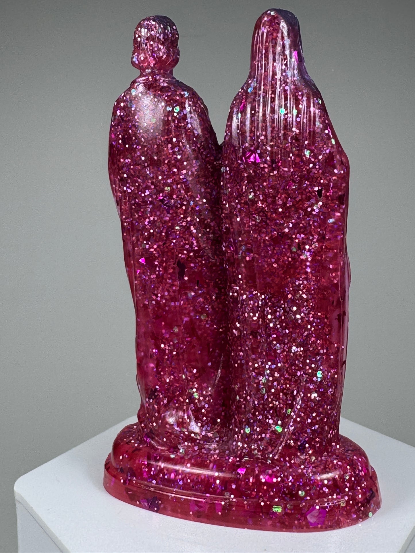 The Holy Family: Pink Glitter