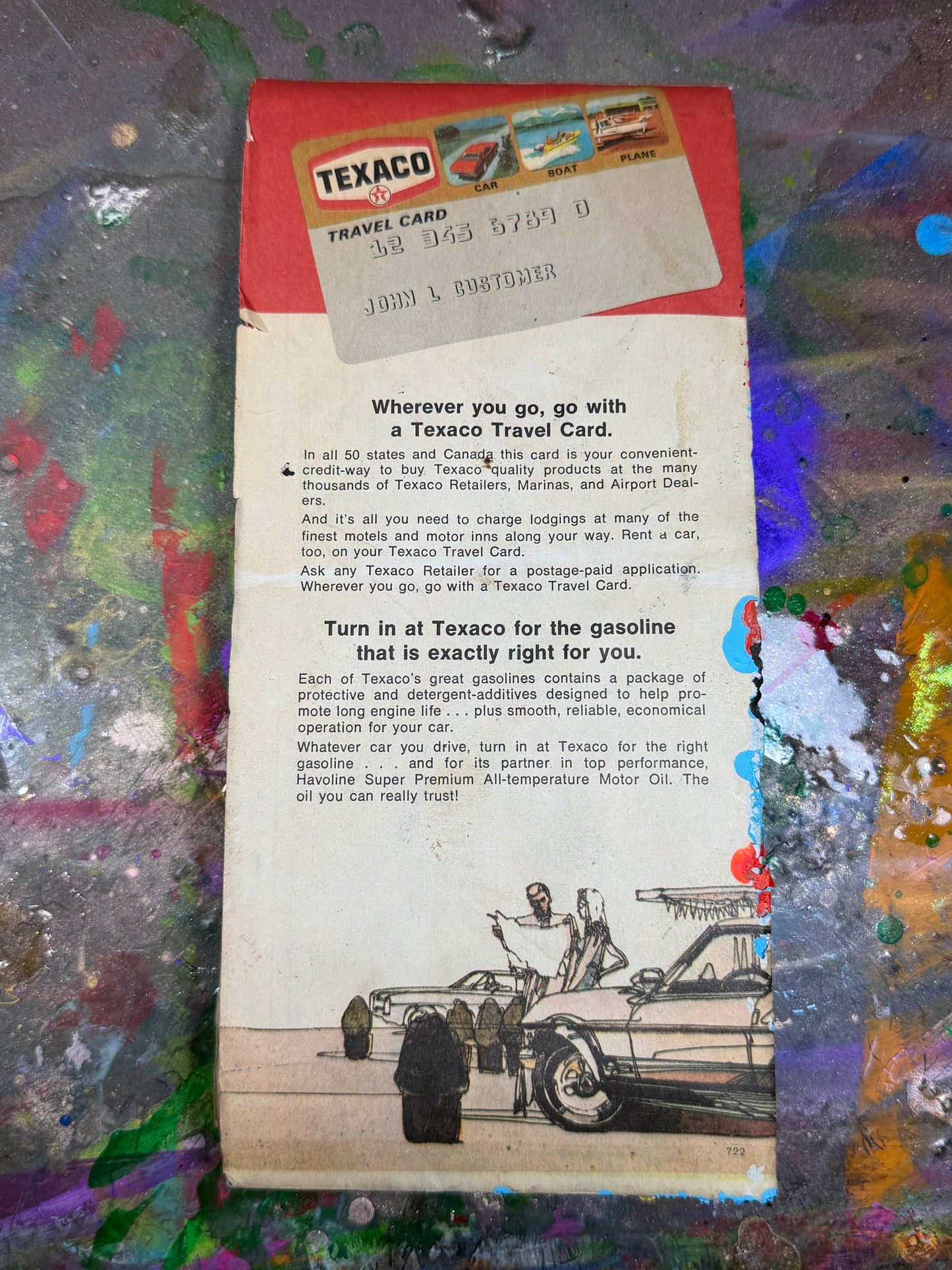 Texaco Ohio Map 1972