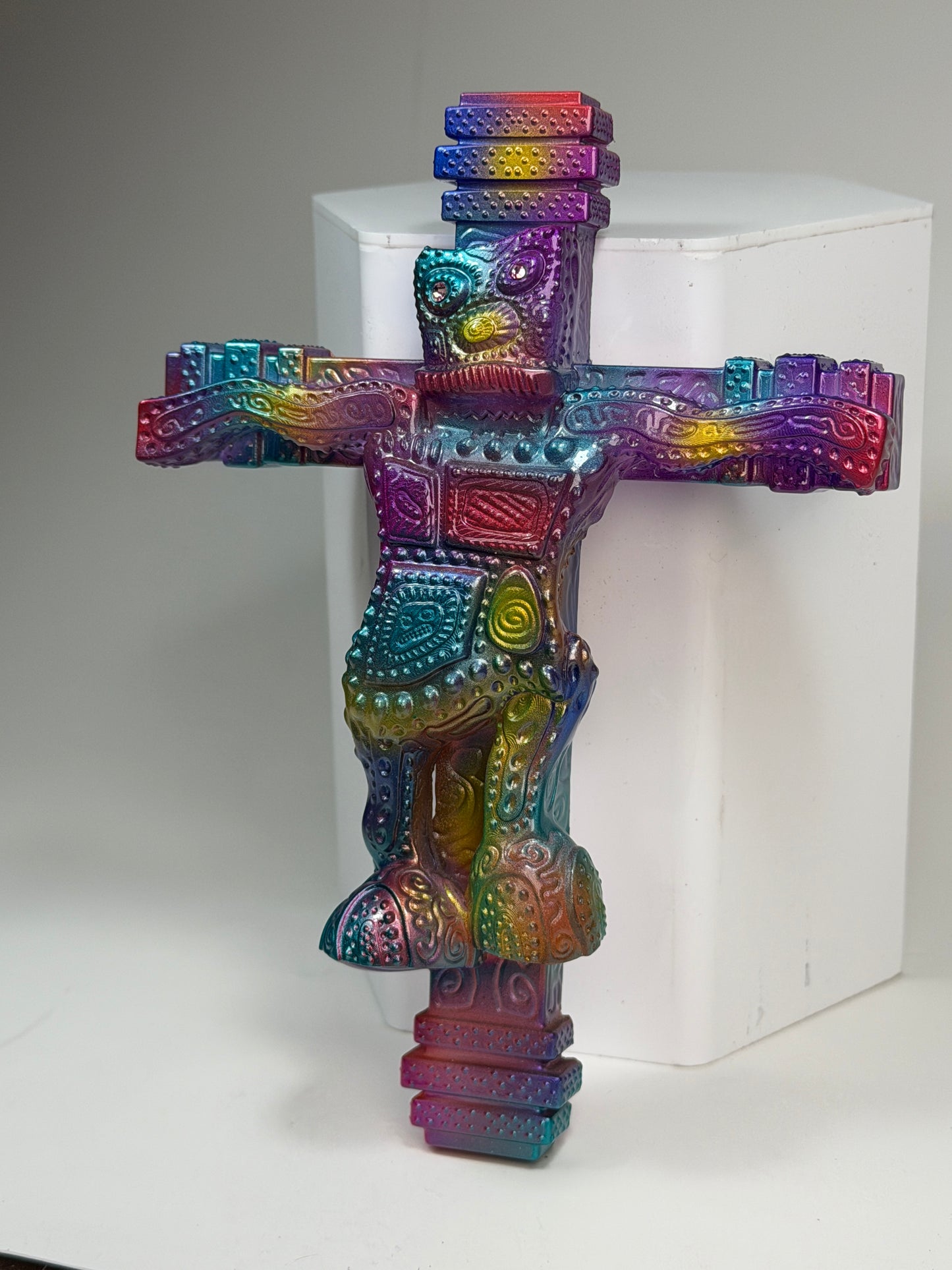 Wonky Robot Up on the Cross: Waiting